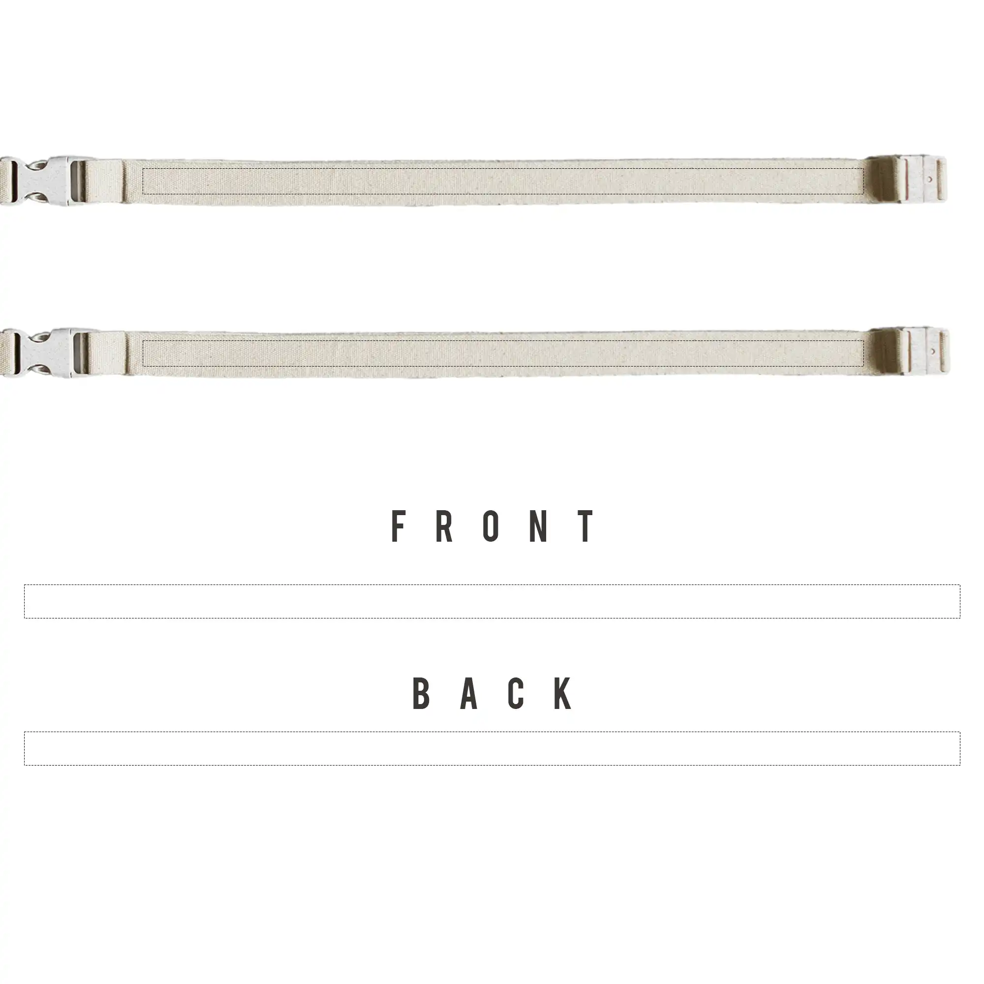 Cotton Lanyard with Wheat Straw Buckle – Eco-Friendly ID Holder