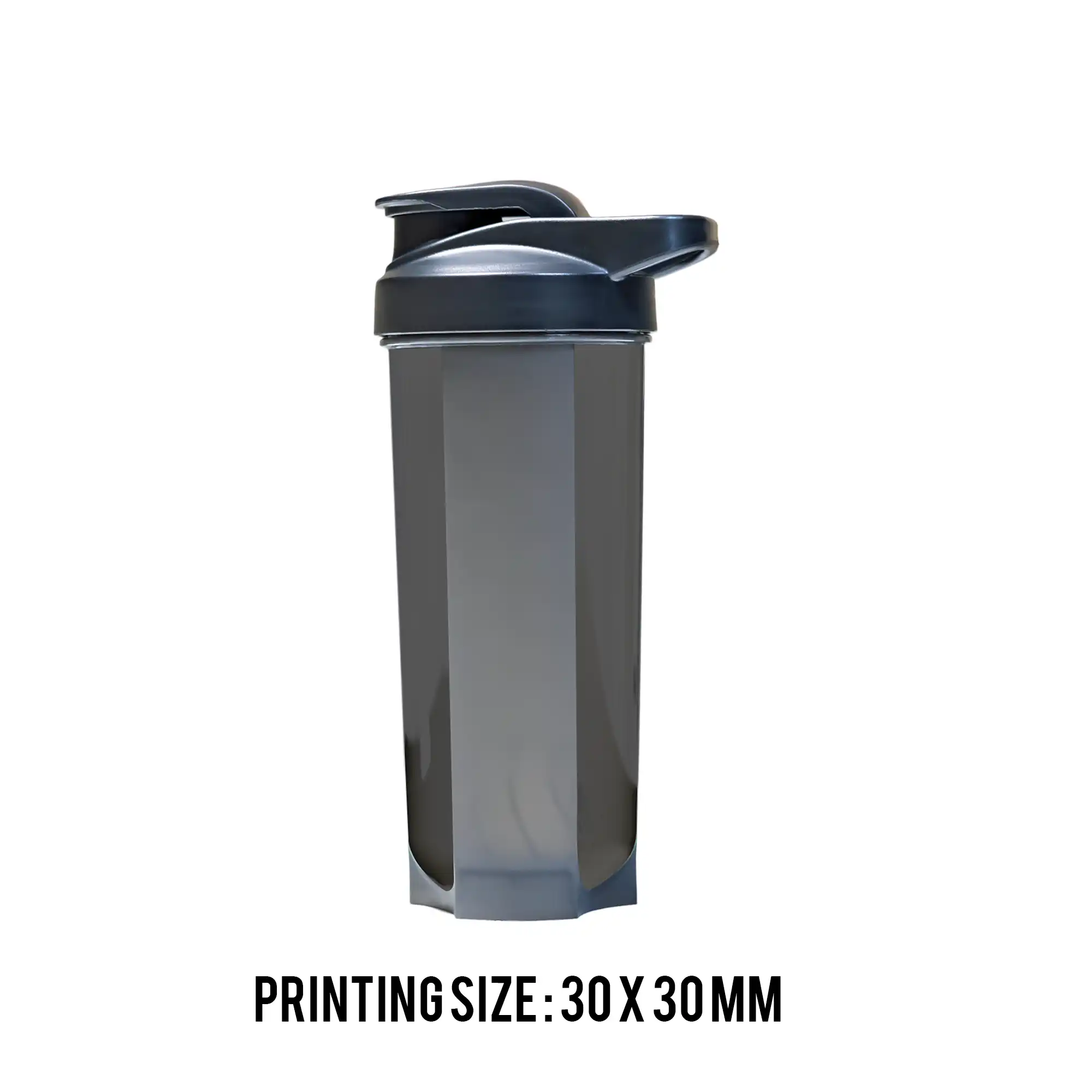 Customizable 700 ml sports protein shaker with mixing ball and flip‑top lid