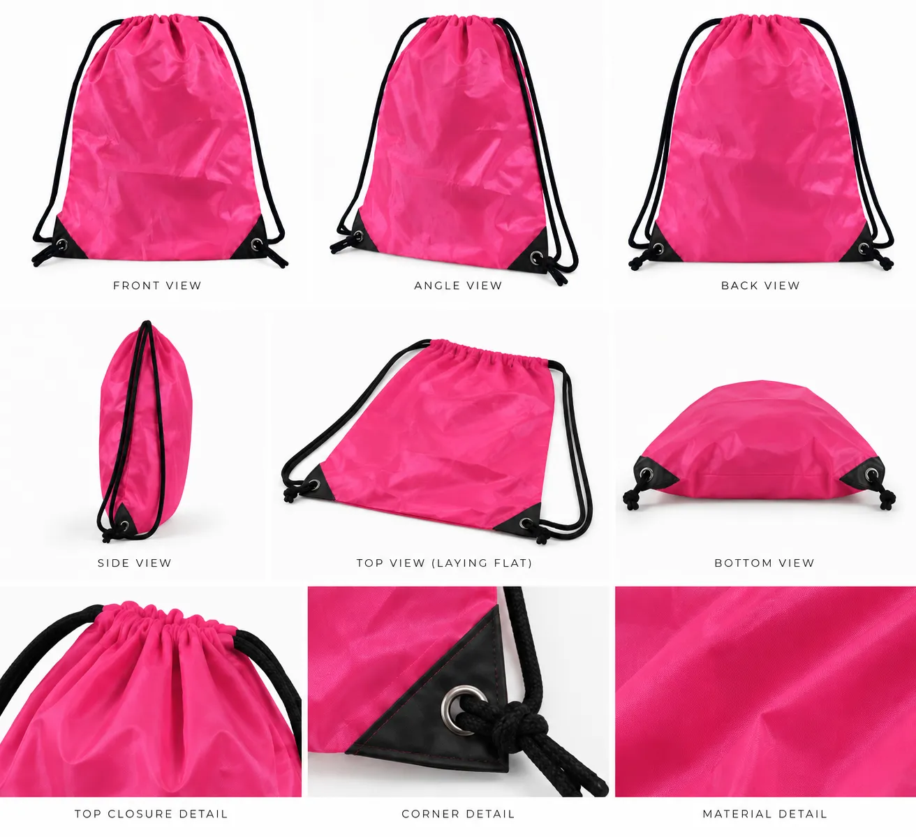 Promotional String Bag Pink