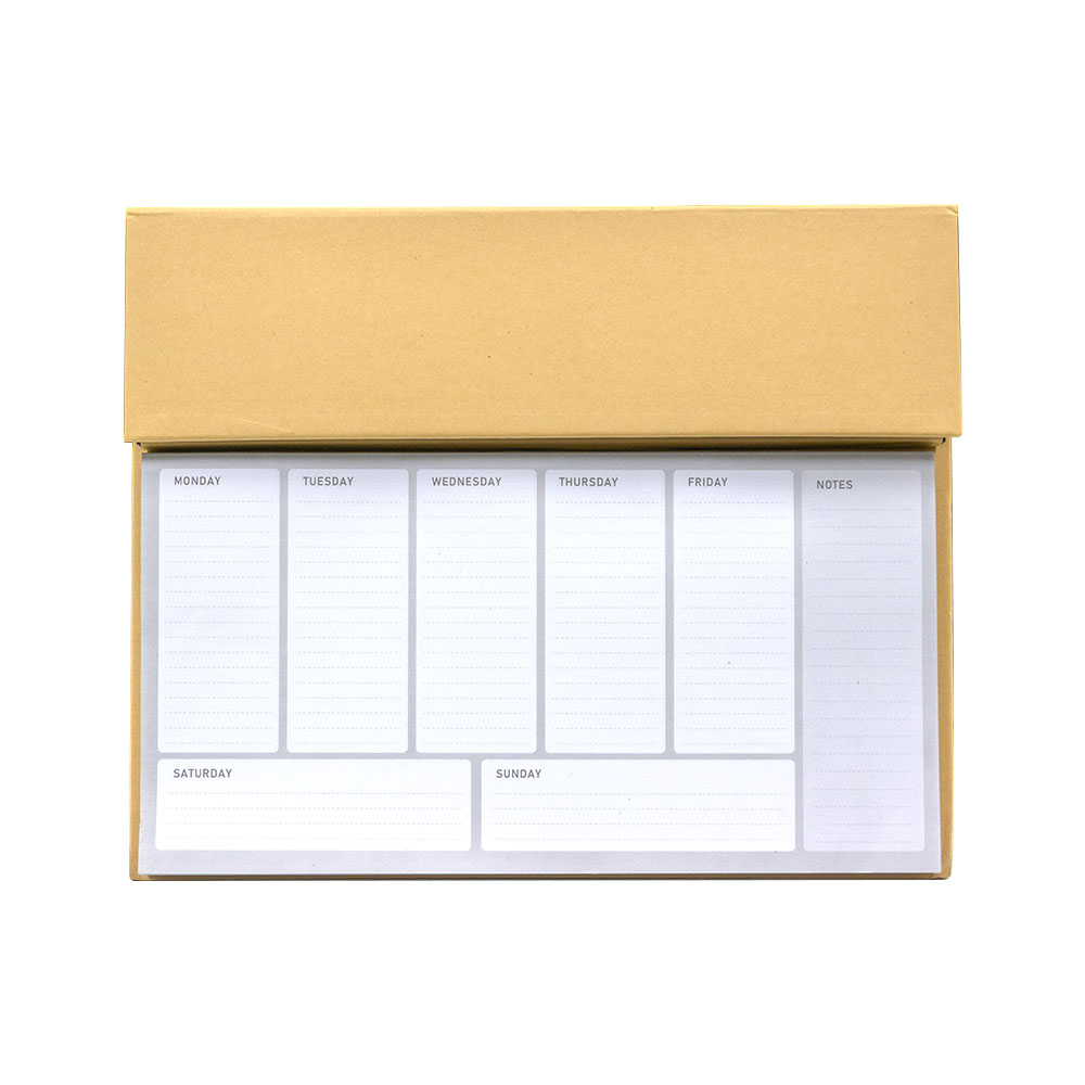 Work Planner with Clips Pen and Post-it