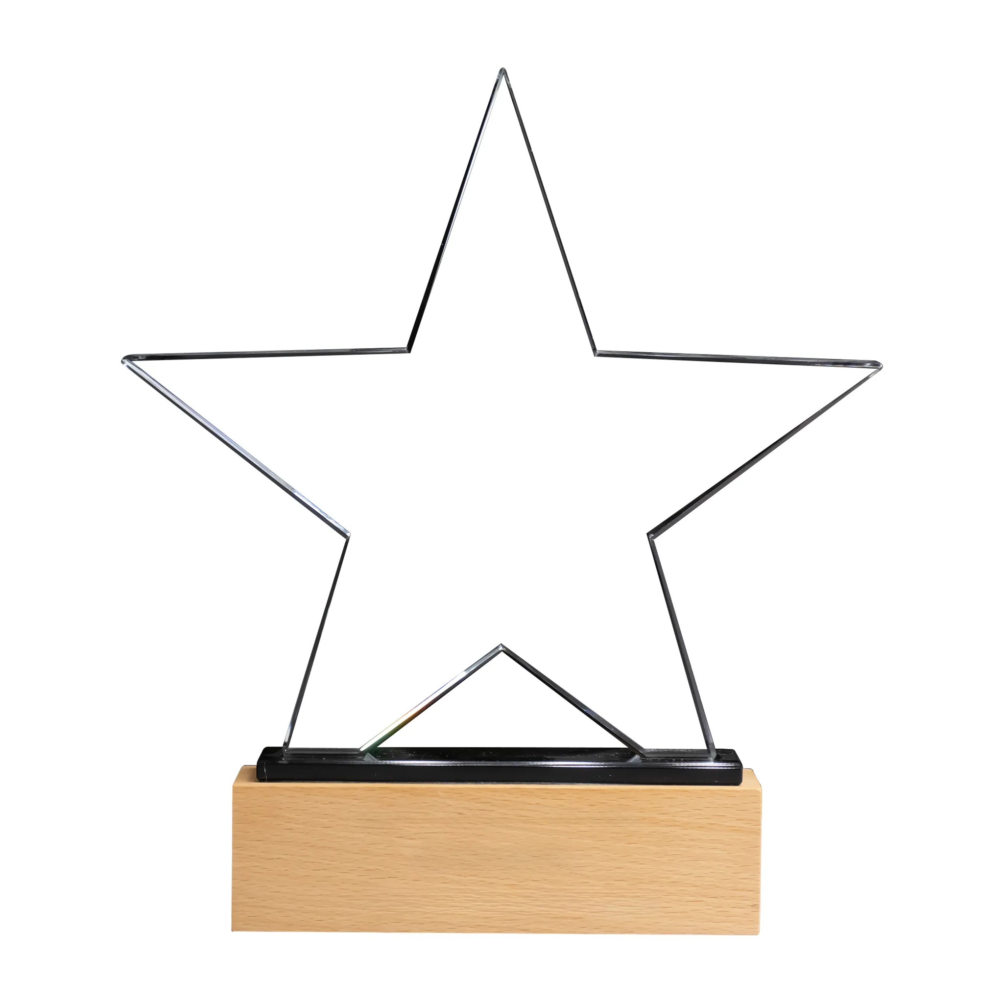 Star Shaped Crystal Award