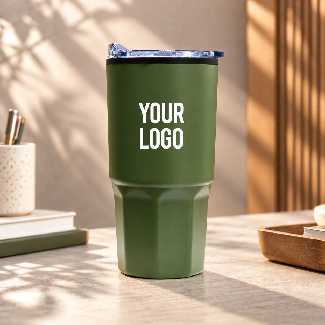 Green Double-Wall Tumbler