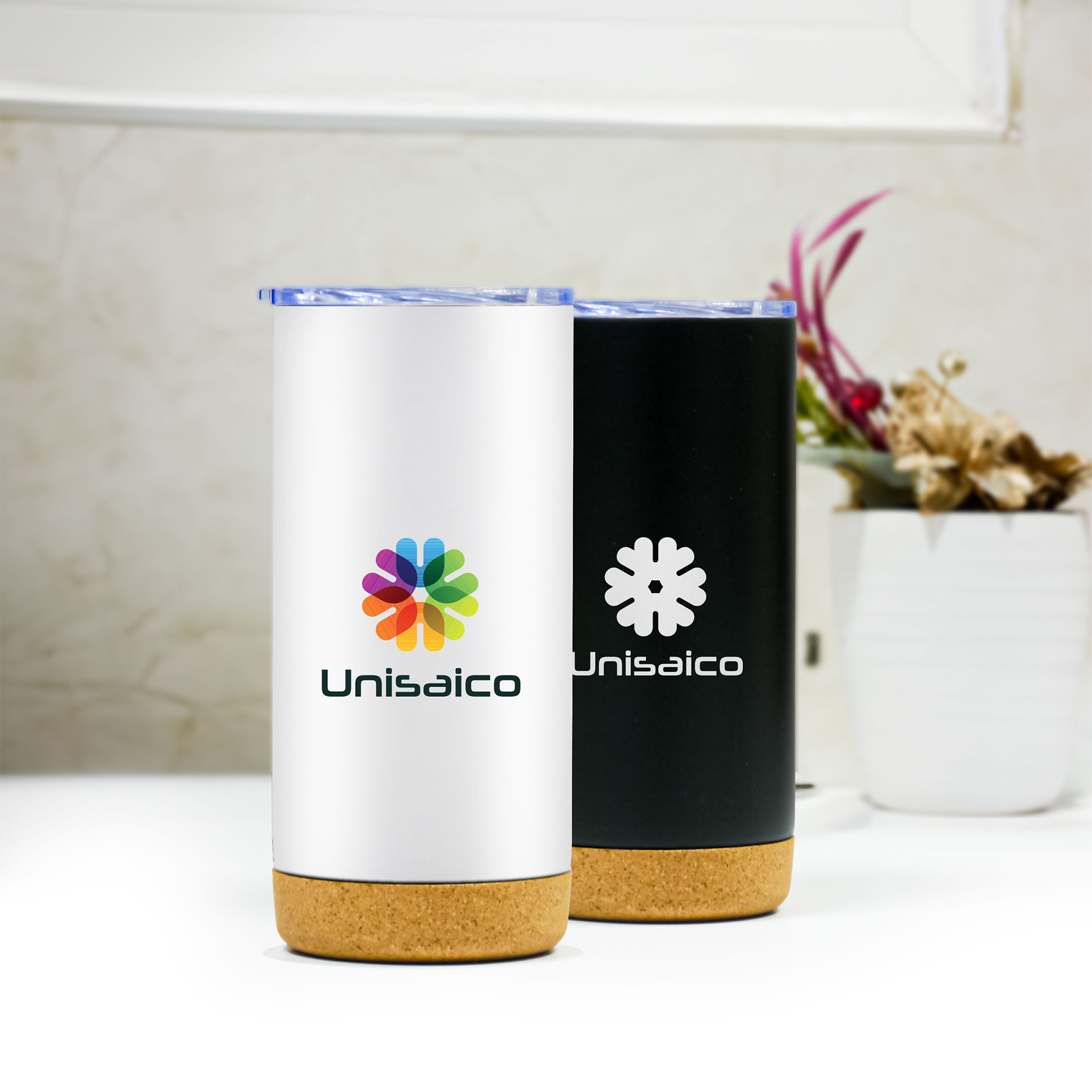 Stainless Steel Tumbler With Cork Bottom WT