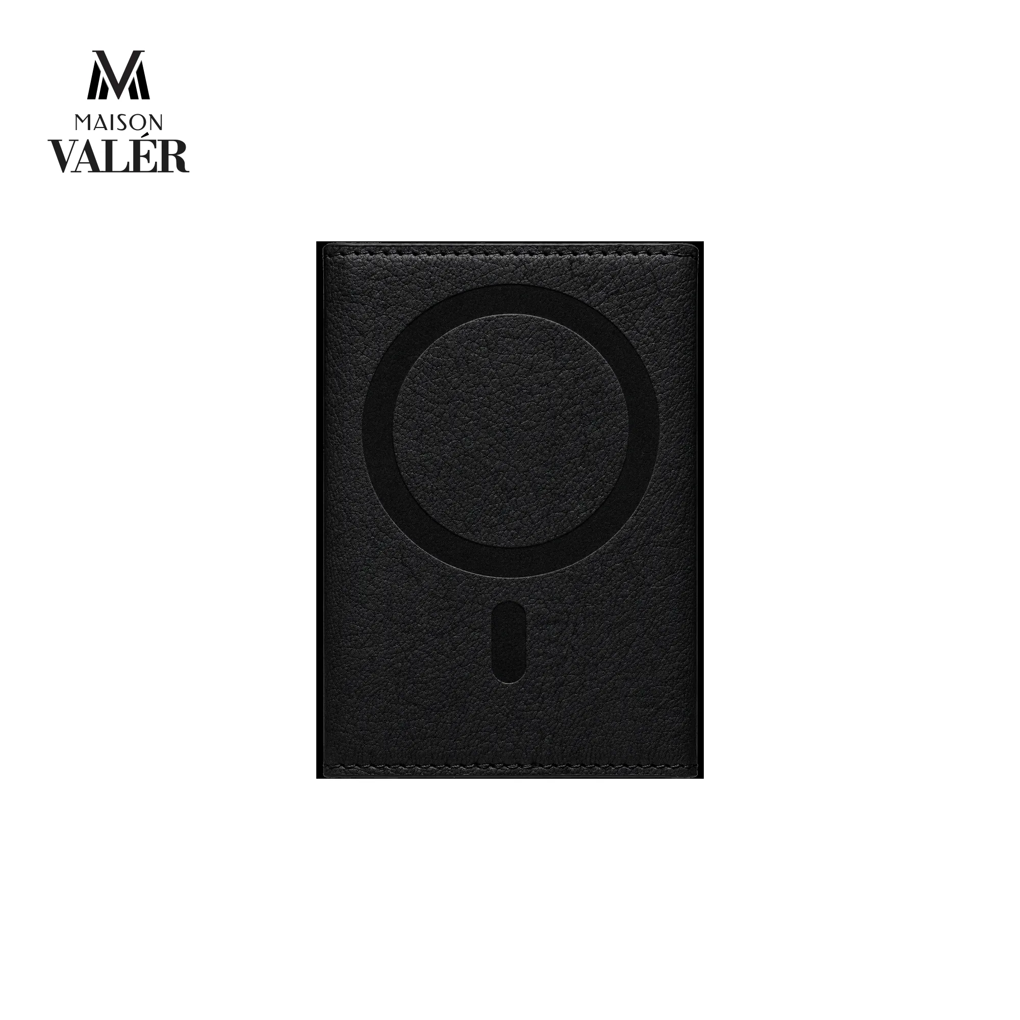 The Minimalist leather MagSafe card holder phone wallet custom logo corporate gift UAE