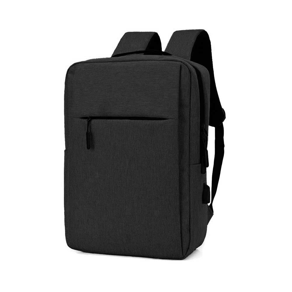 Backpack with USB Charging Point Black