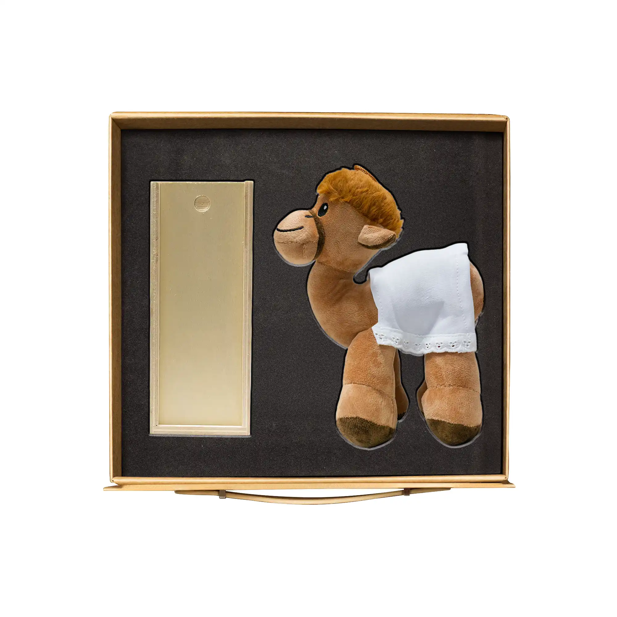 Heritage Duo kids gift set wooden puzzle camel soft toy UAE corporate