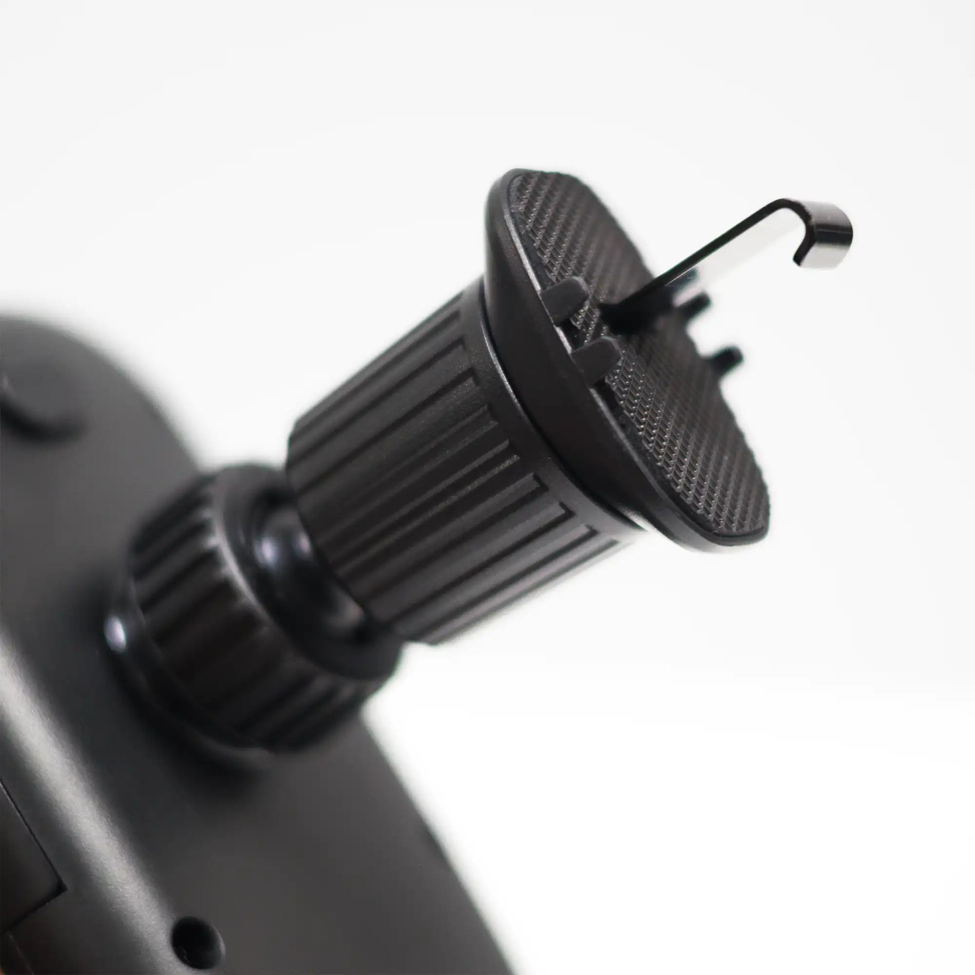 The two air vent clip attachments included with the car mobile holder
