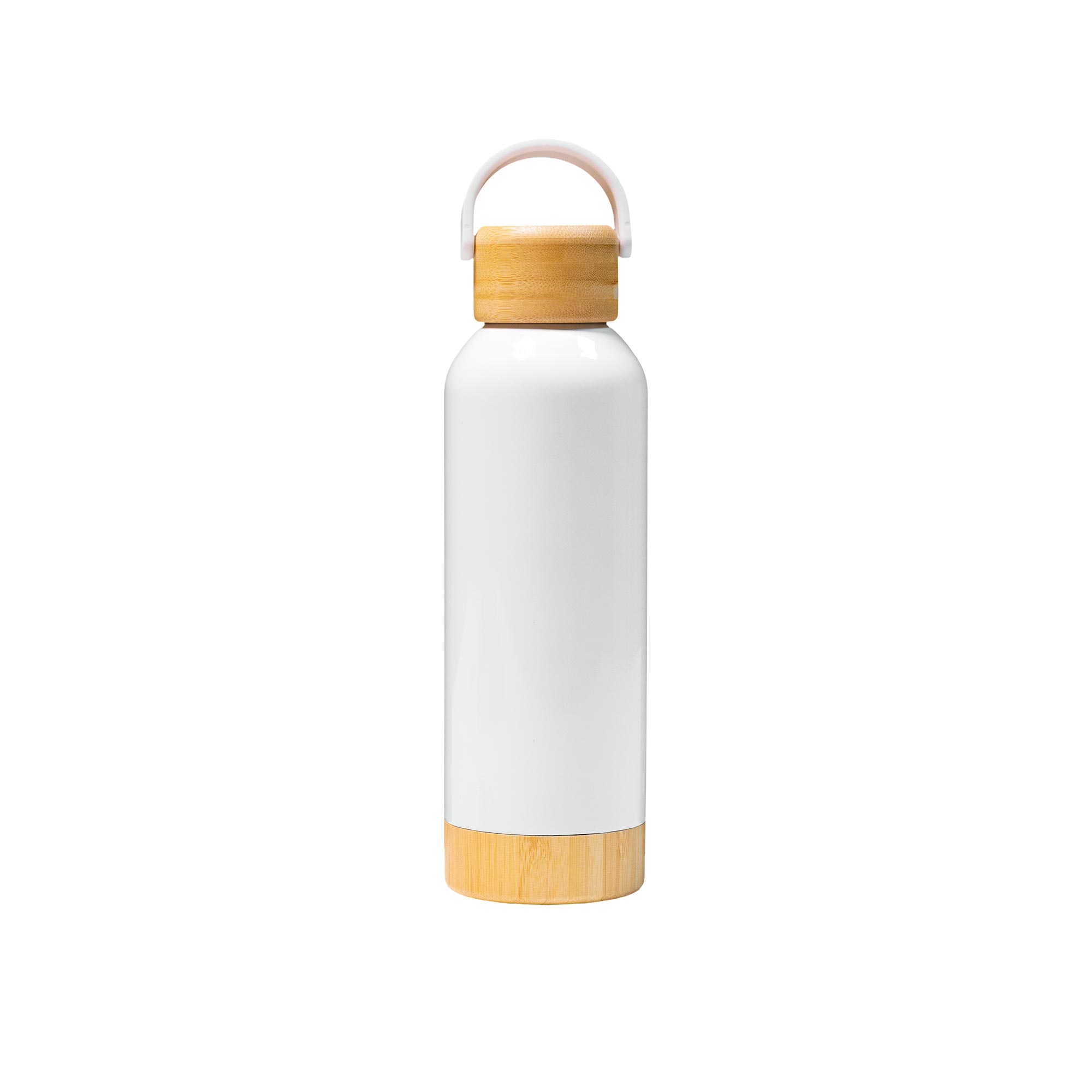Insulated Bottle With Bamboo Lid WT