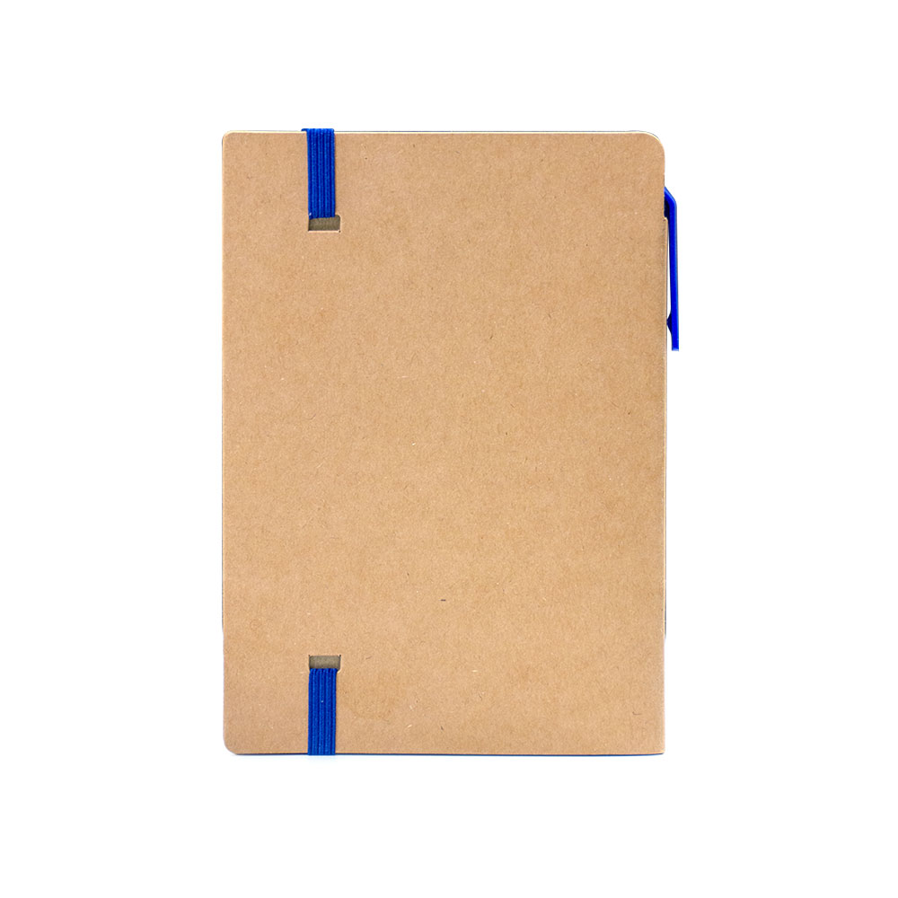 A6 Craft Notebook with Pen and Post-it Blue