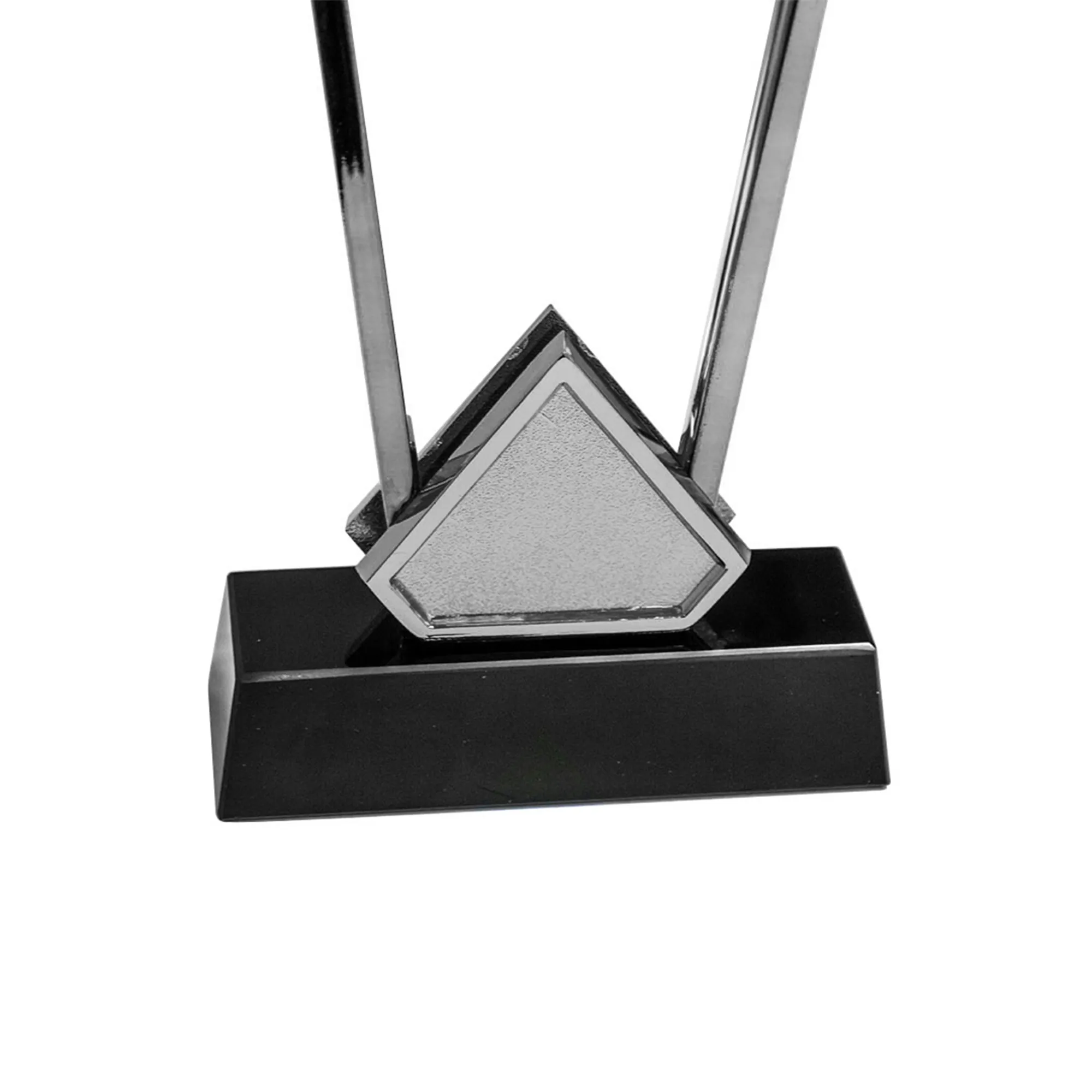 Trophy with Silver Edge and Black Base