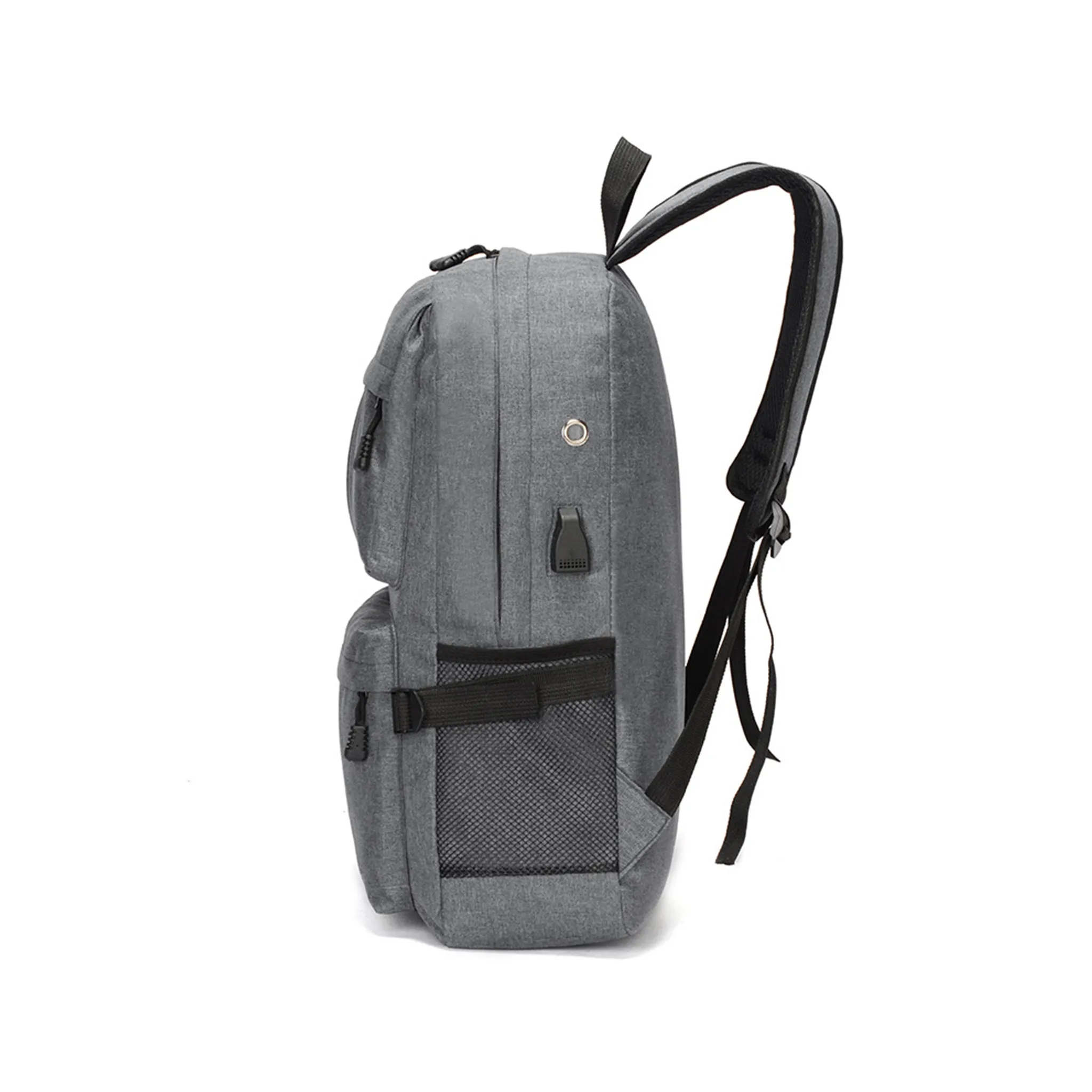Back pack with USB Charging Point Gray