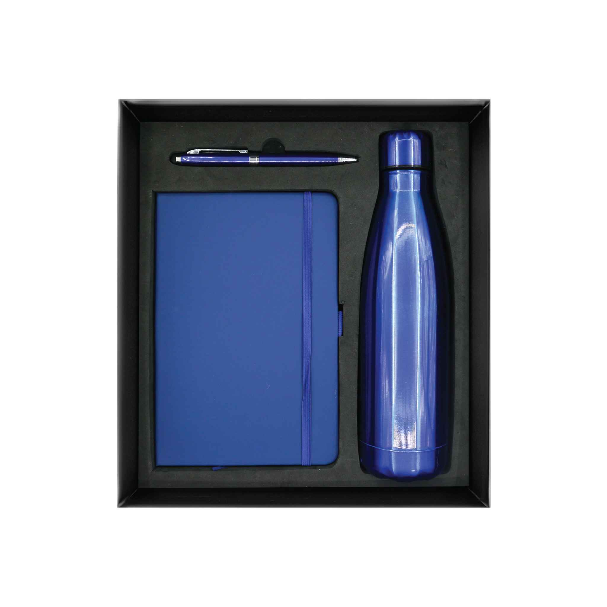 Promotional Giftset with PU Notebook Pen and Insulated Bottle