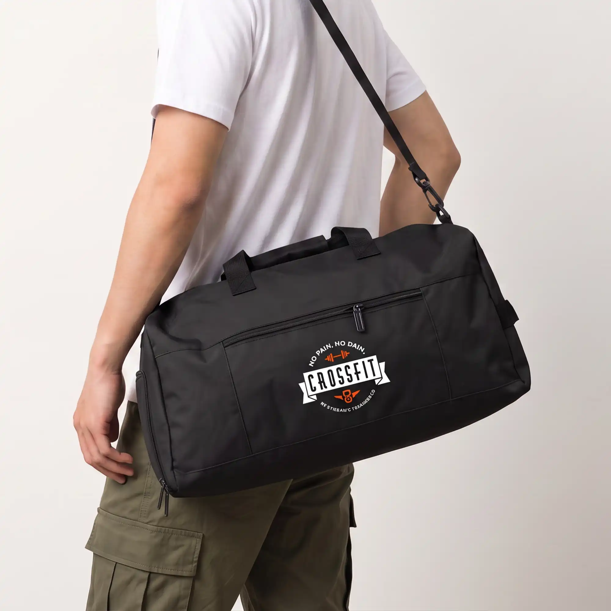 Duffle Sports Bag Black