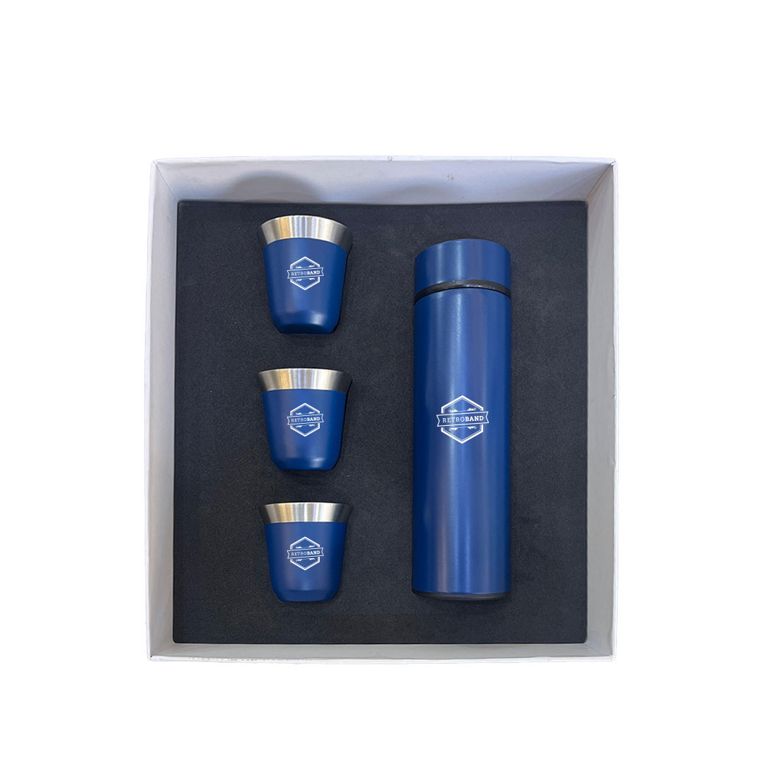 Promotional Gift set with Insulated Bottle and espresso cup