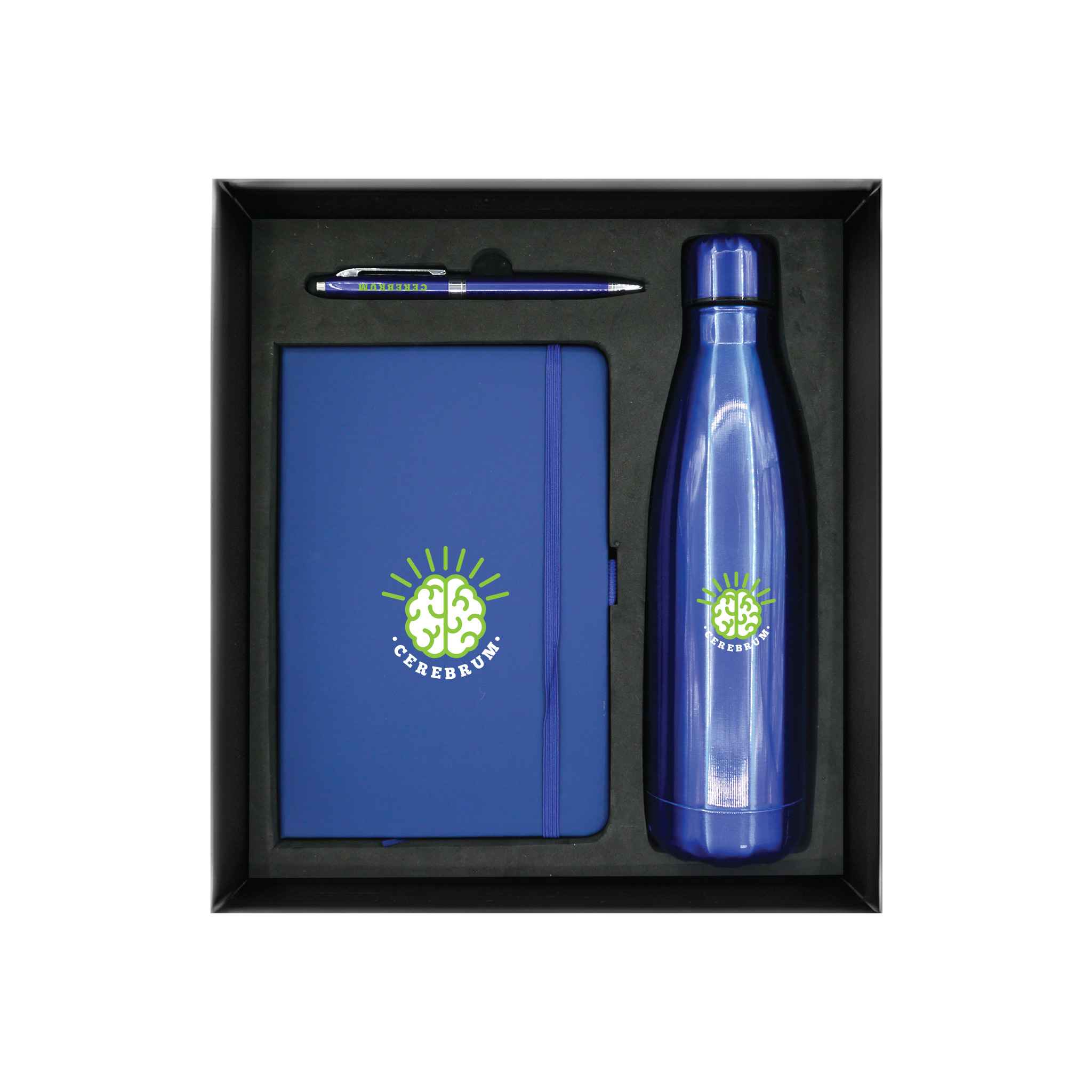 Promotional Giftset with PU Notebook Pen and Insulated Bottle