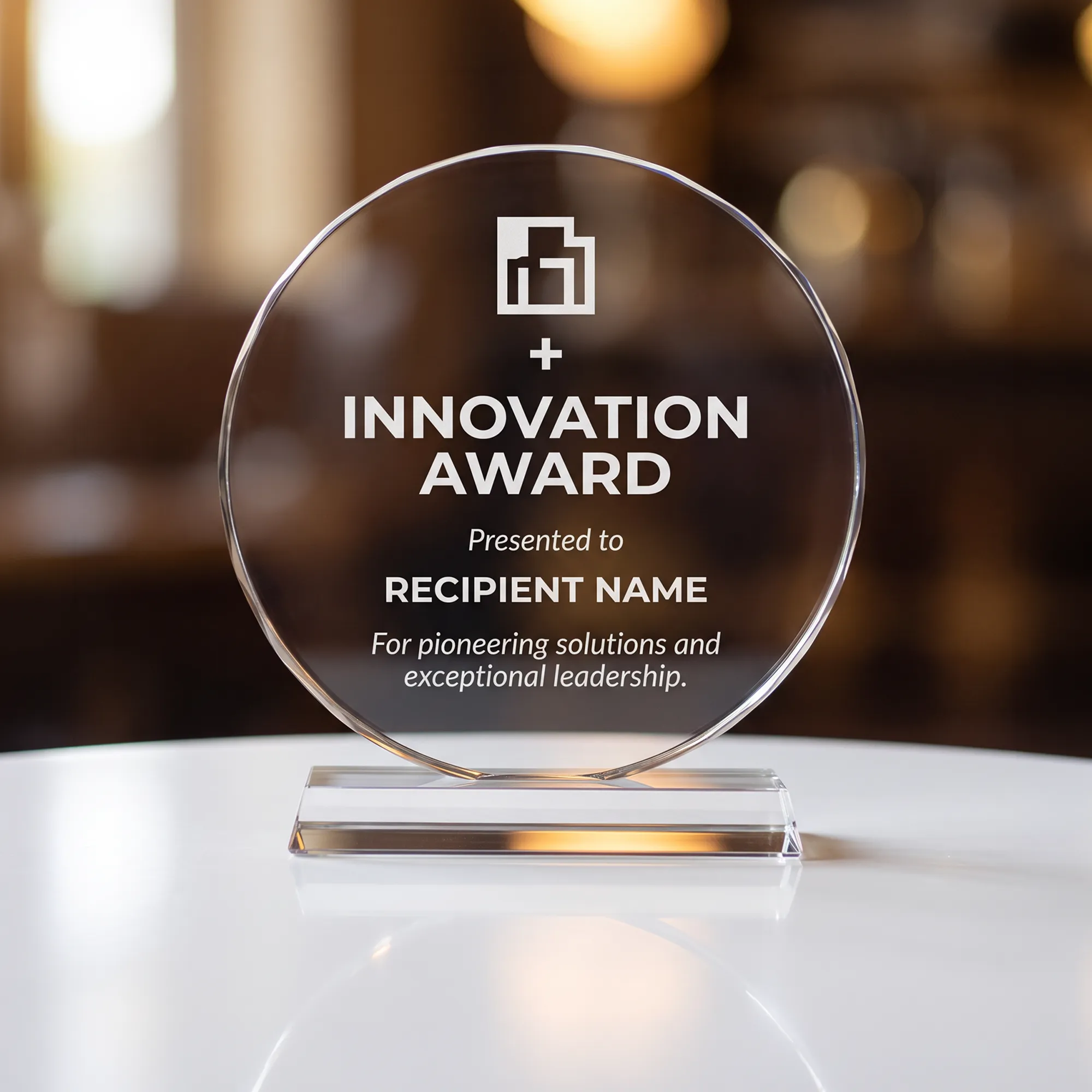 Crystal Award Medium