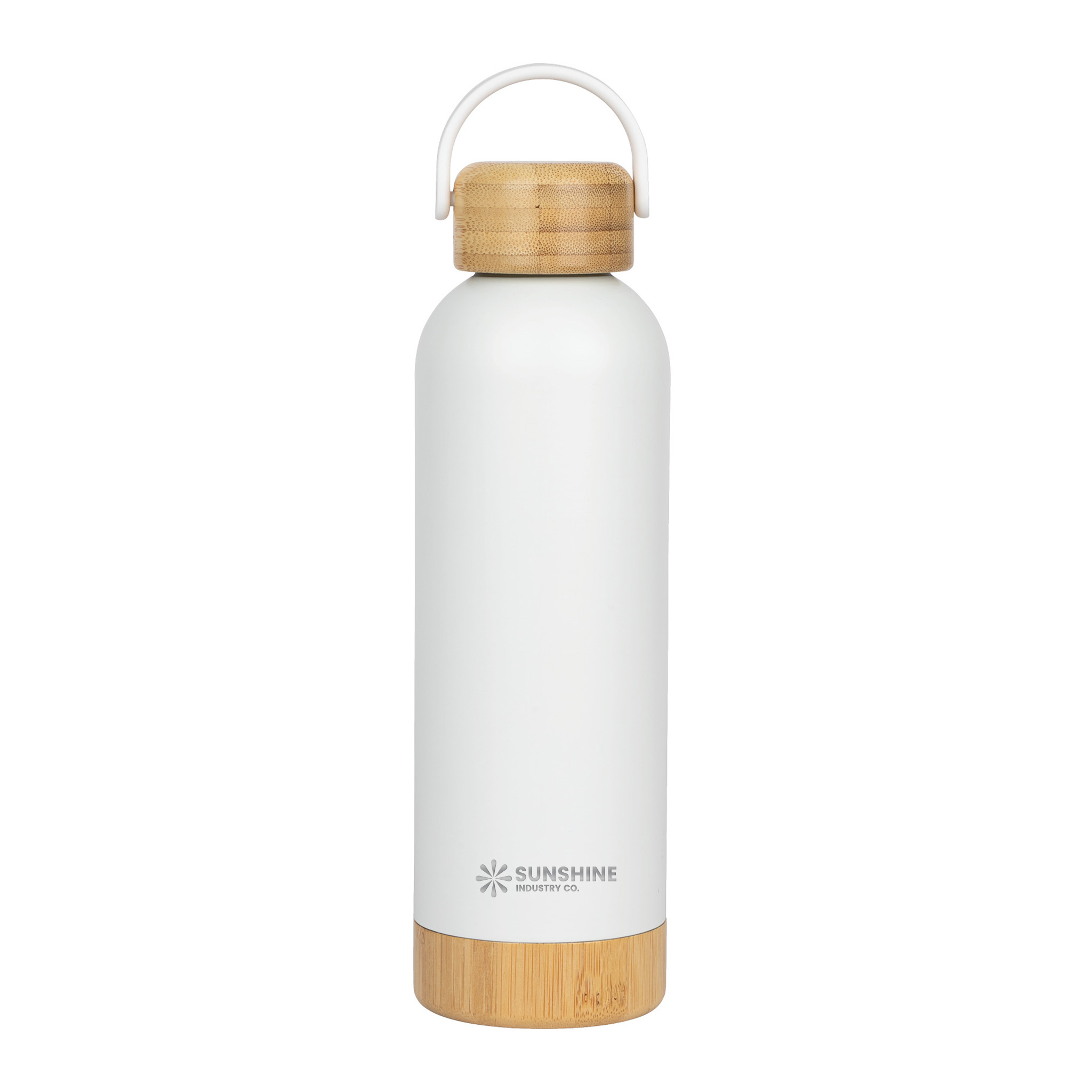 Insulated Bottle With Bamboo Lid WT