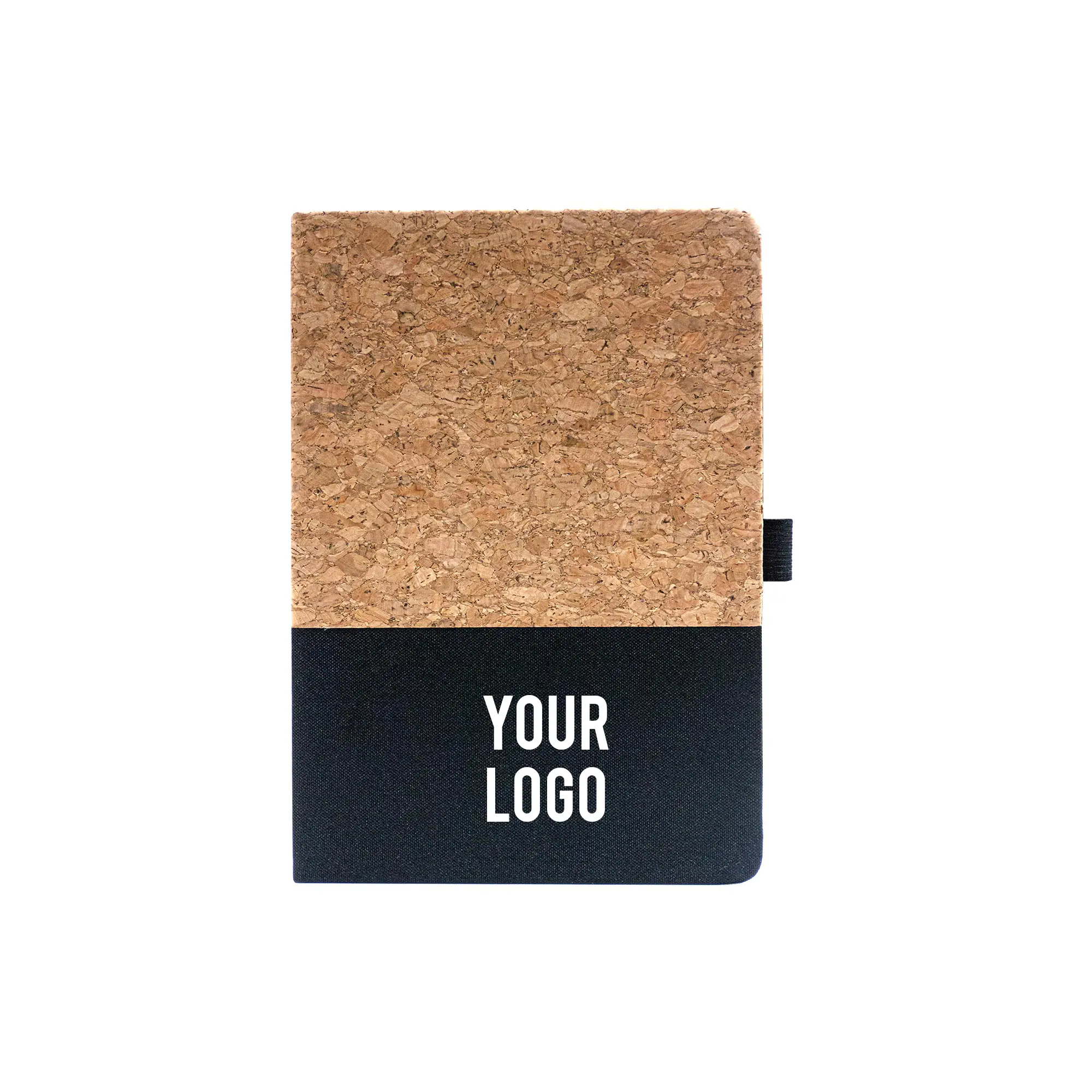 Cork cover Notebook Black