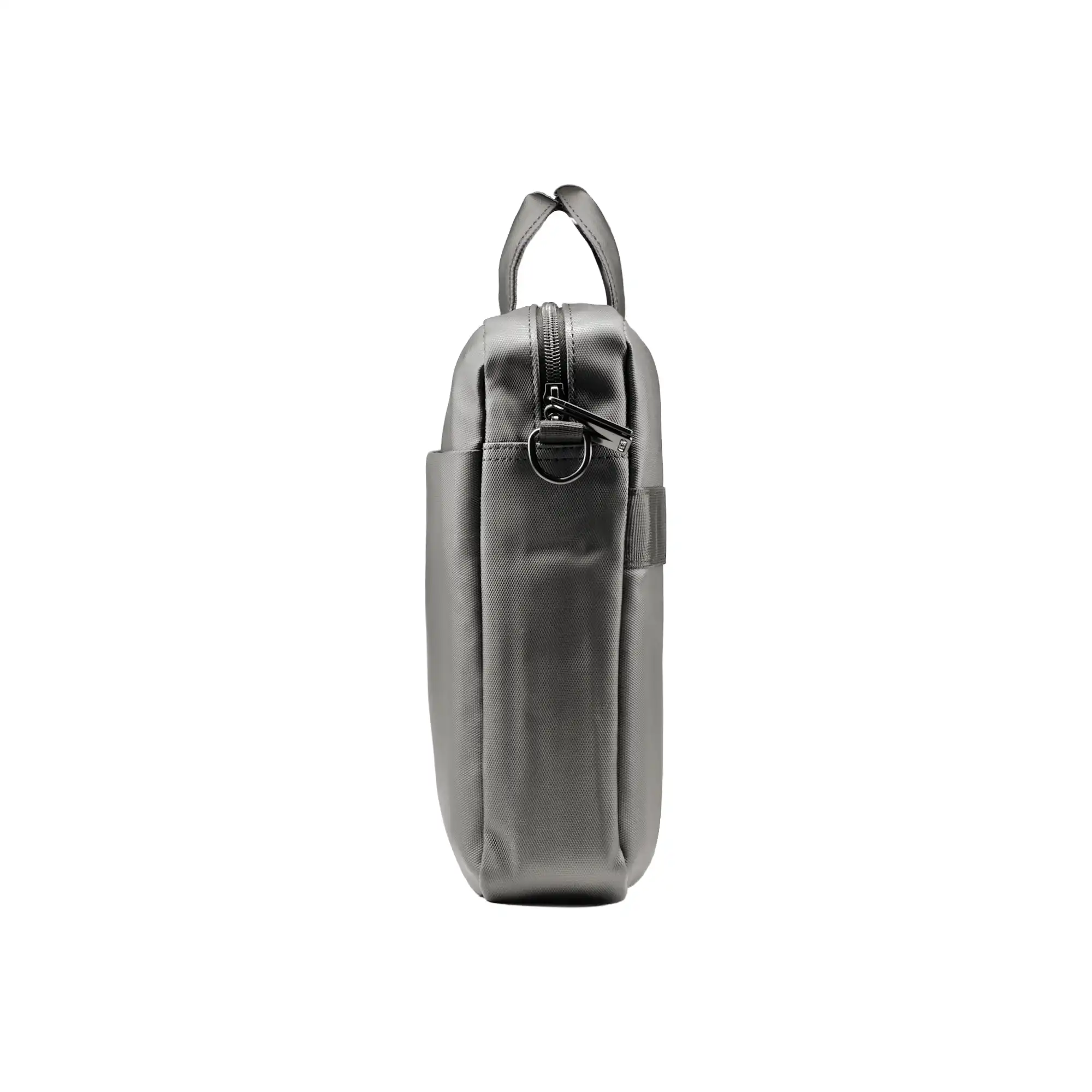 Premium Gray executive laptop bag with padded protection and luxury business travel design