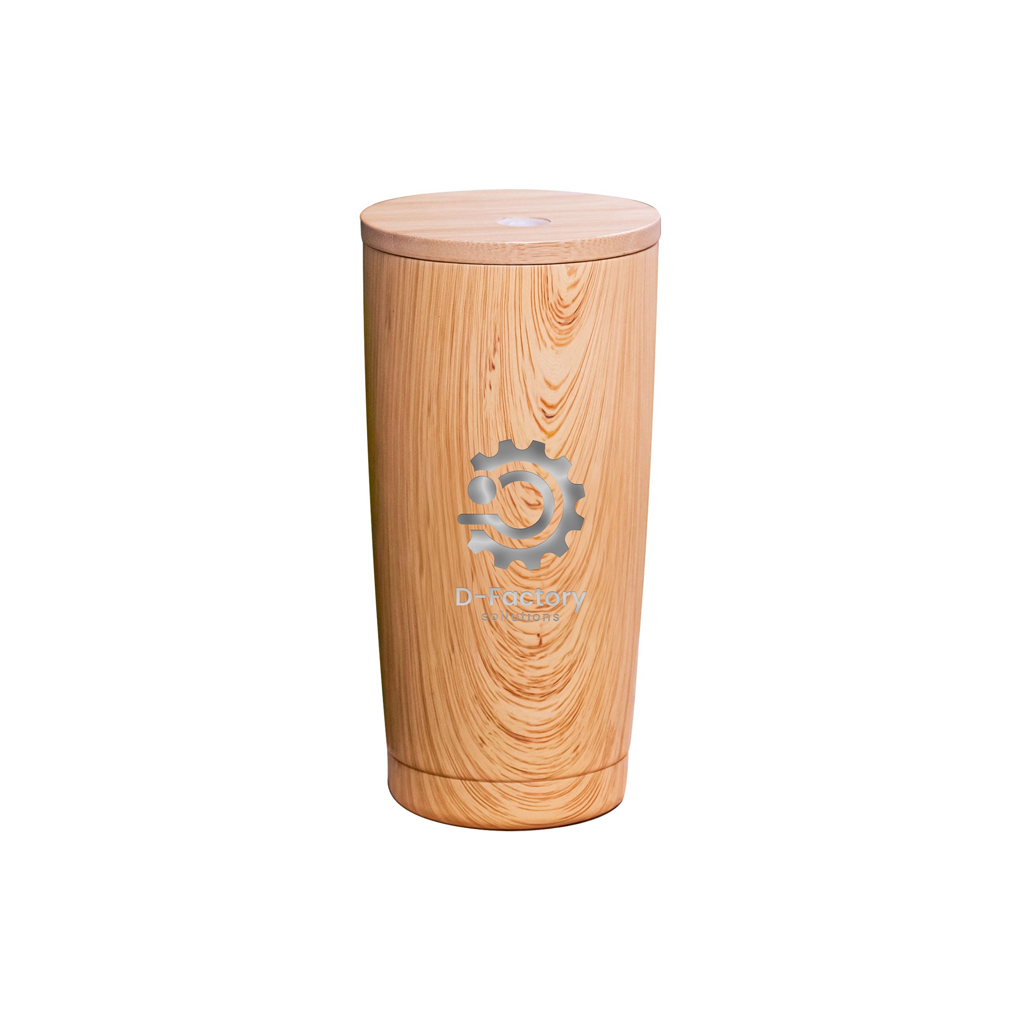 Stainless Steel Tumbler With Bamboo Lid