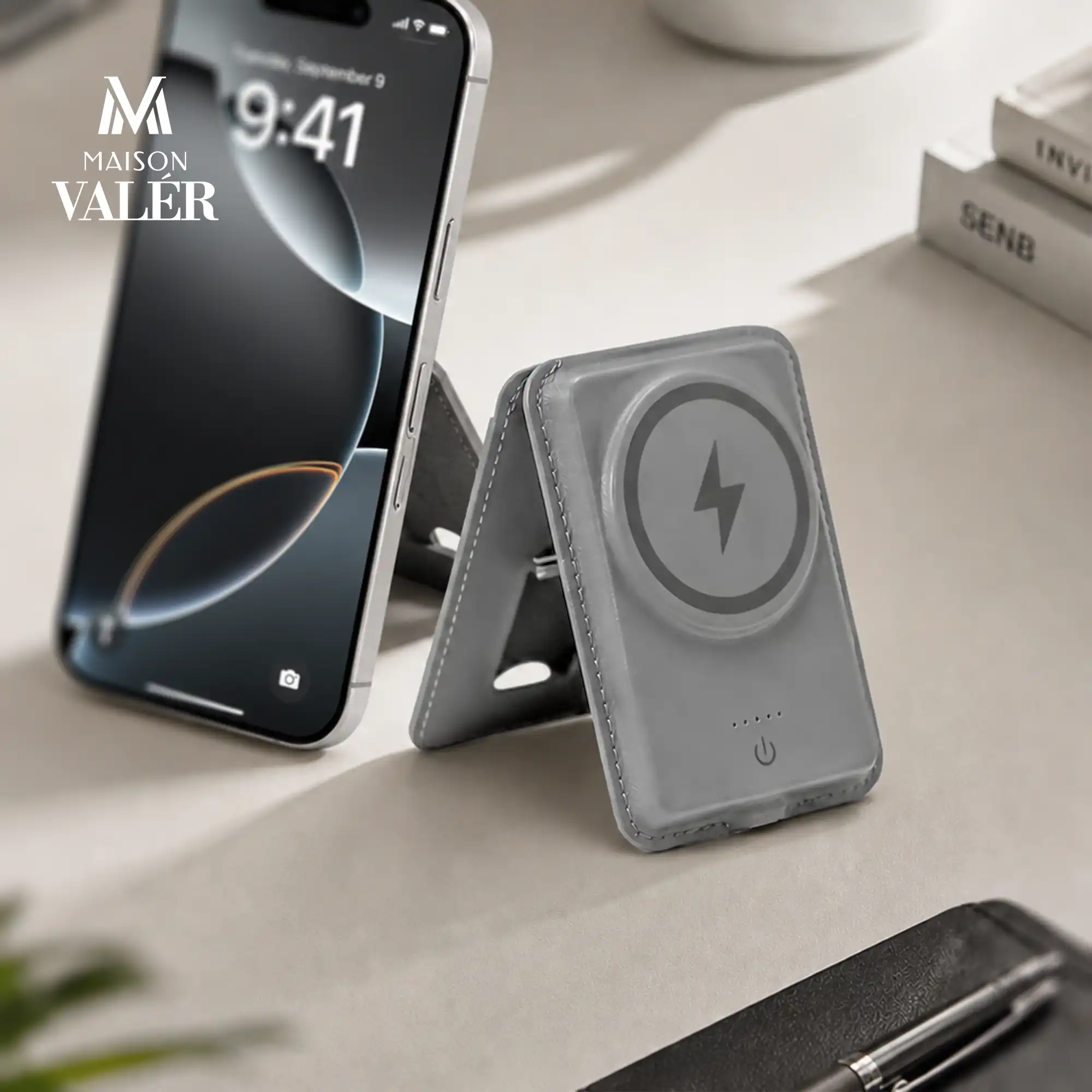 Maison Valer MagFoldra 5000mAh MagSafe Foldable Power Bank Wallet