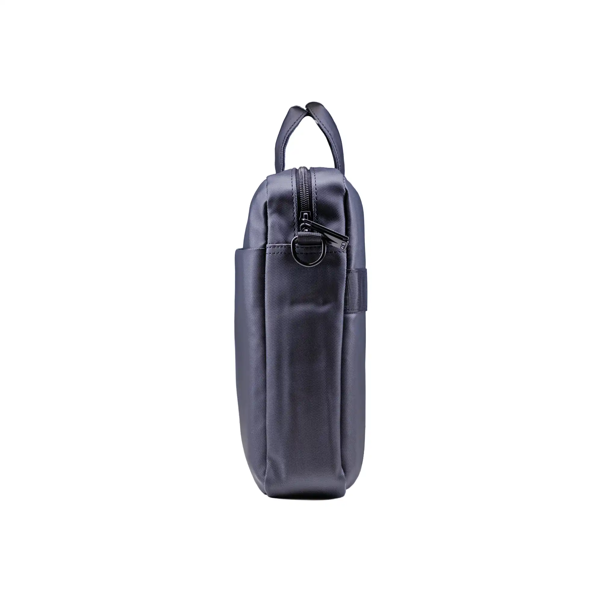 Premium blue executive laptop bag with padded protection and luxury business travel design