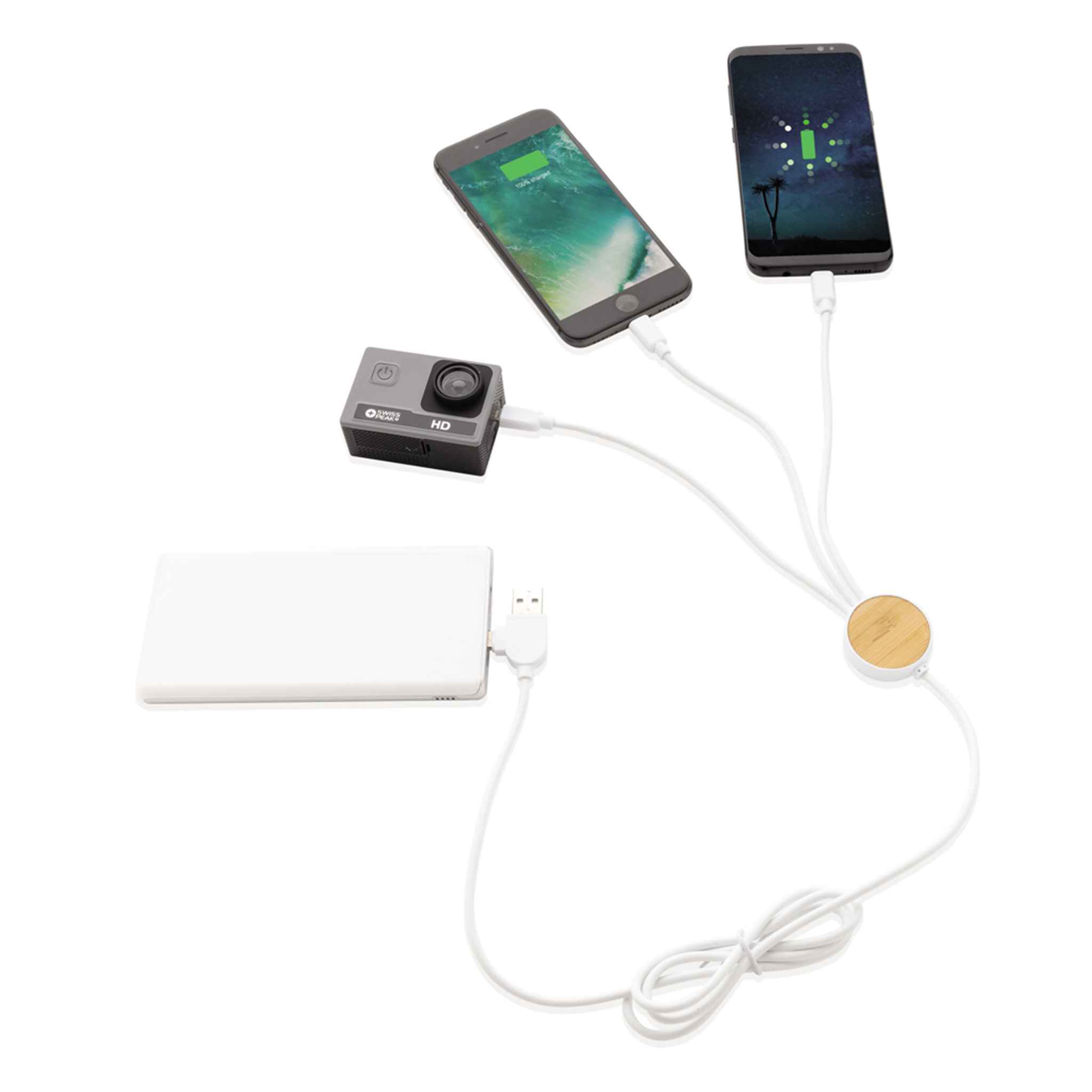 Bamboo and Recycled TPE Charging Cable