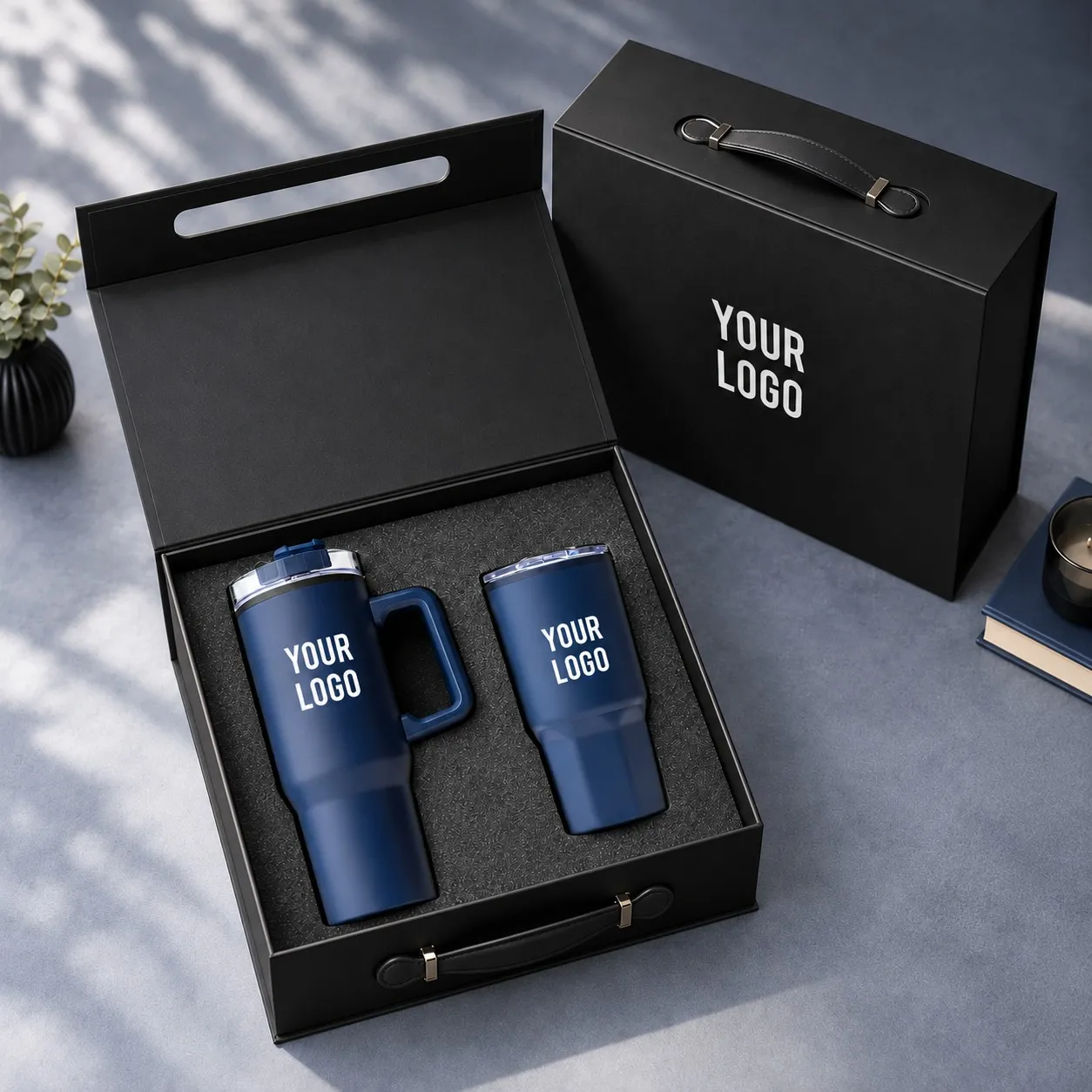 TwinShade Sip Set handle tumbler double wall tumbler corporate gift UAE