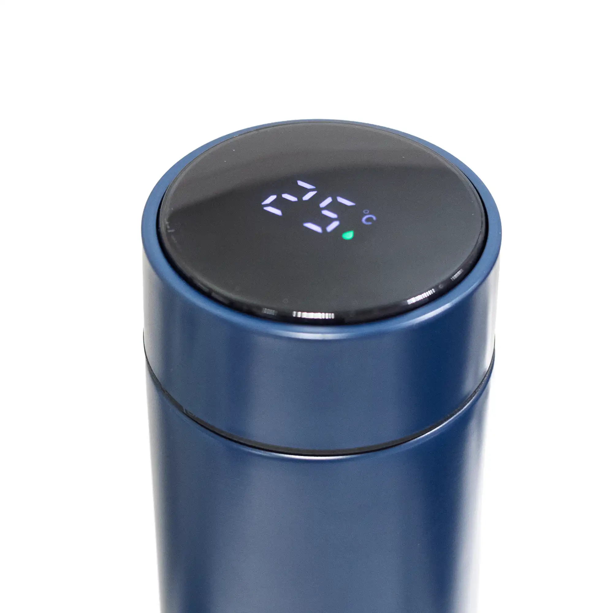 Smart LED Temperature Display Bottle – Navy Blue