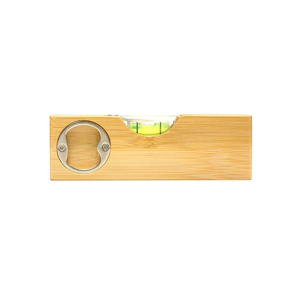 Bamboo Water Level & Bottle Opener