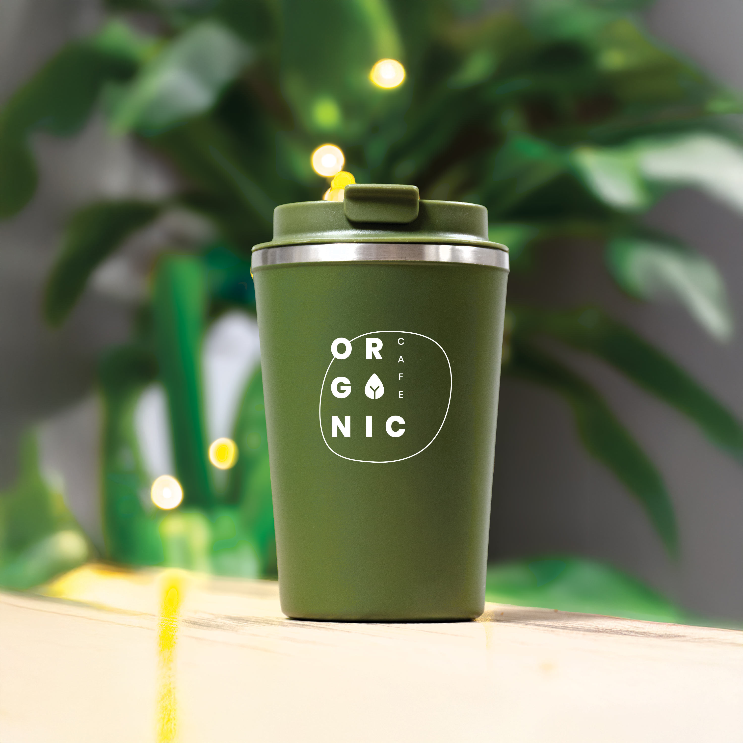 Stainless Steel Thermal Mug Green