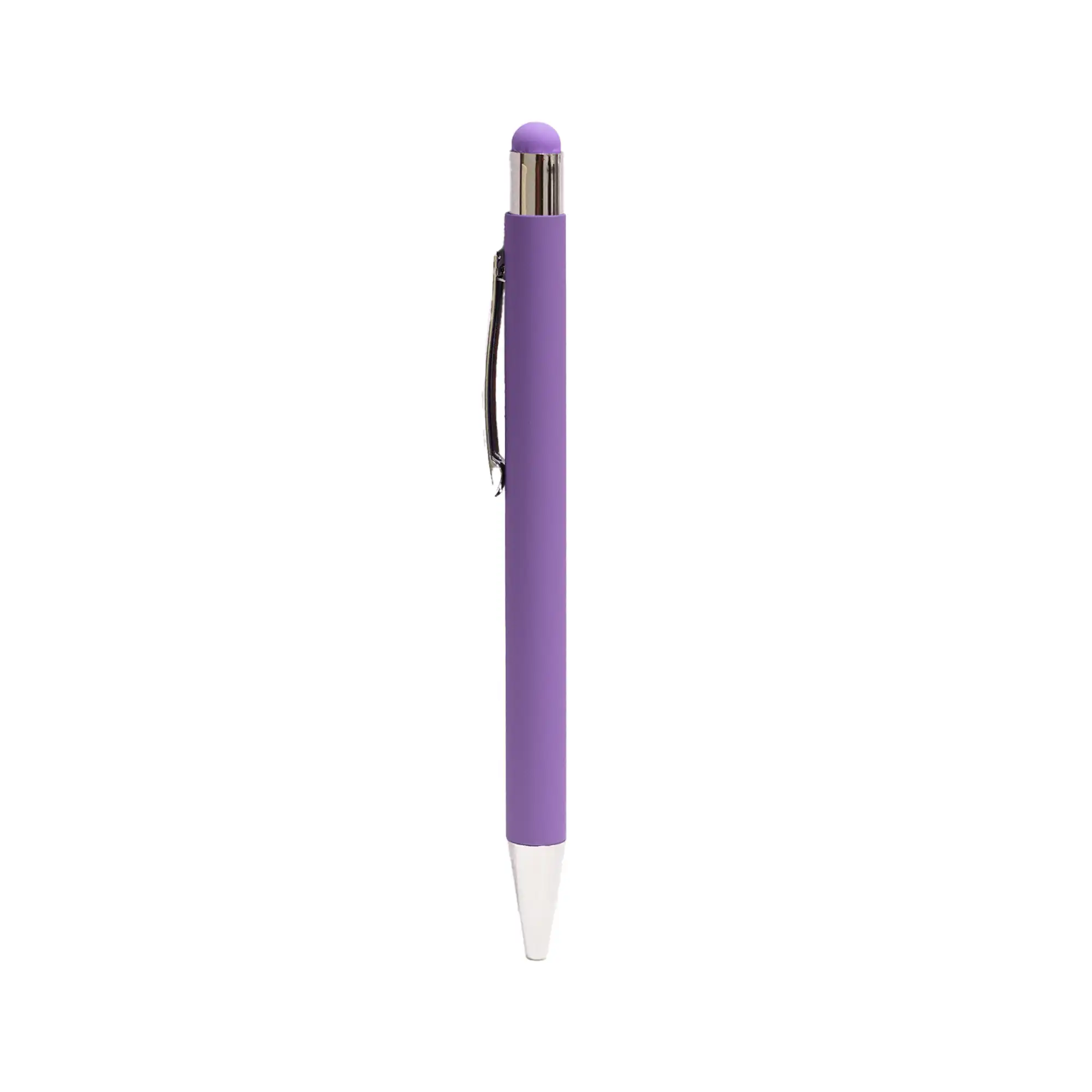 Metal pen with color stylus Purple