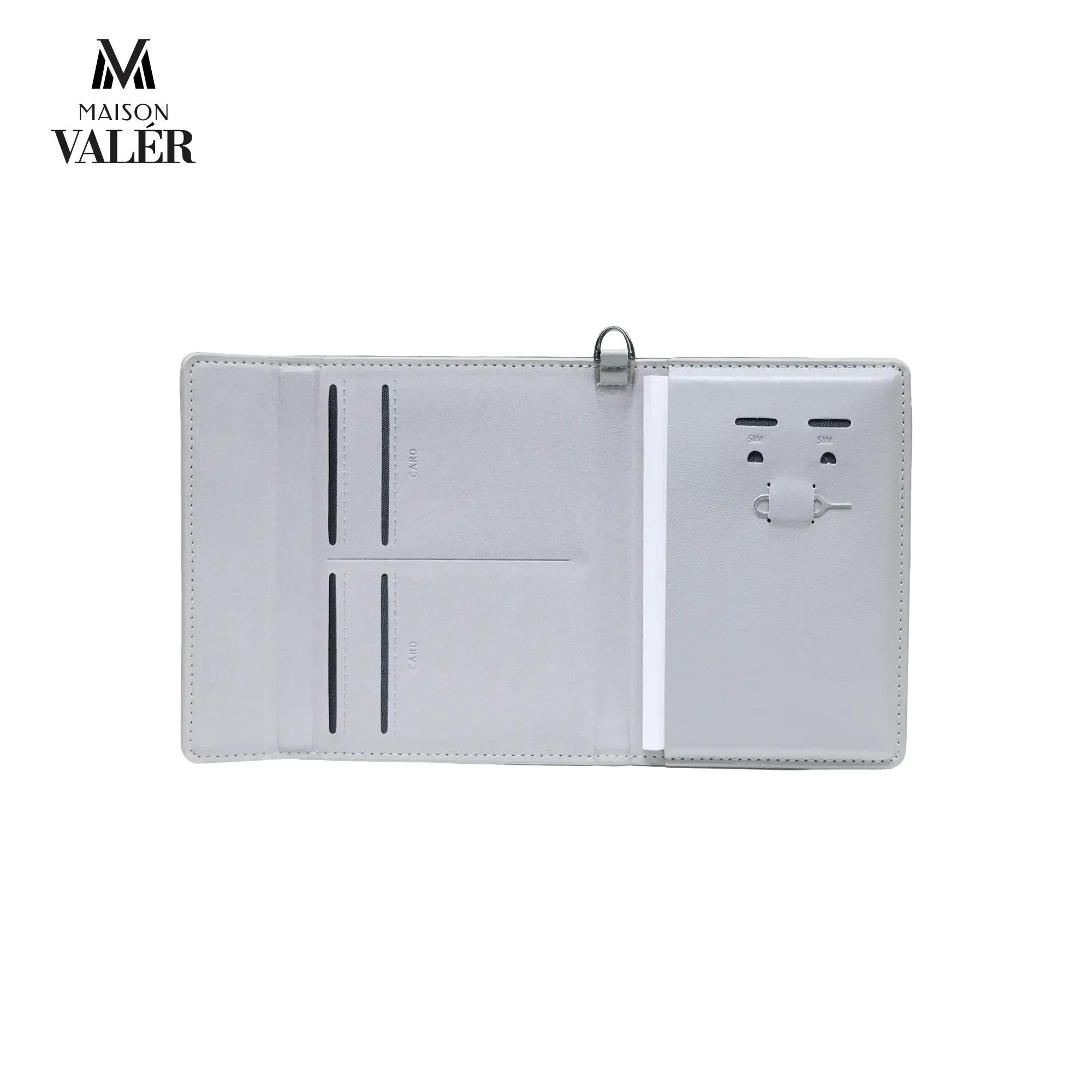 Multifunctional leather travel wallet corporate gift custom engraving UAE GCC