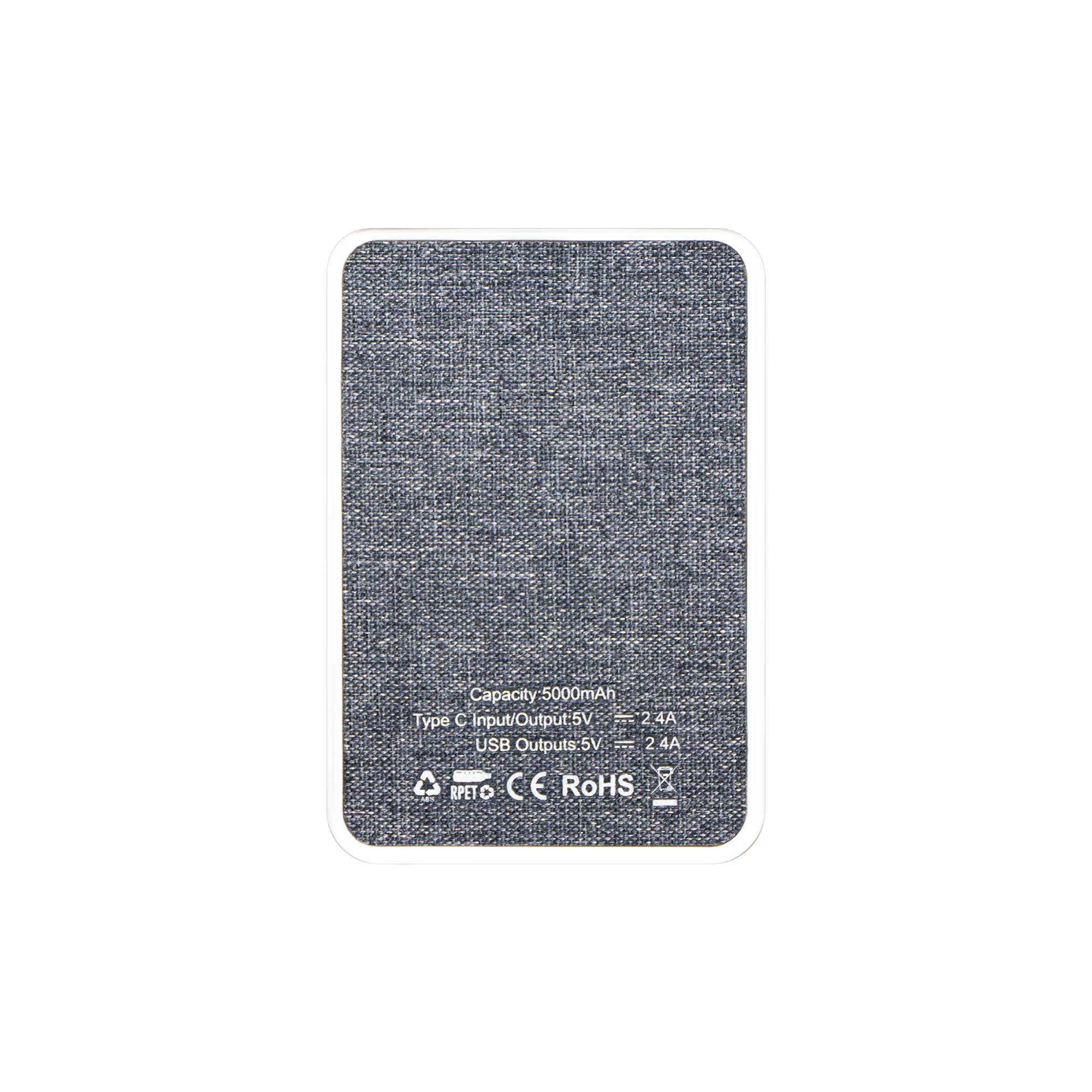 Recycled PET and ABS material Power Bank