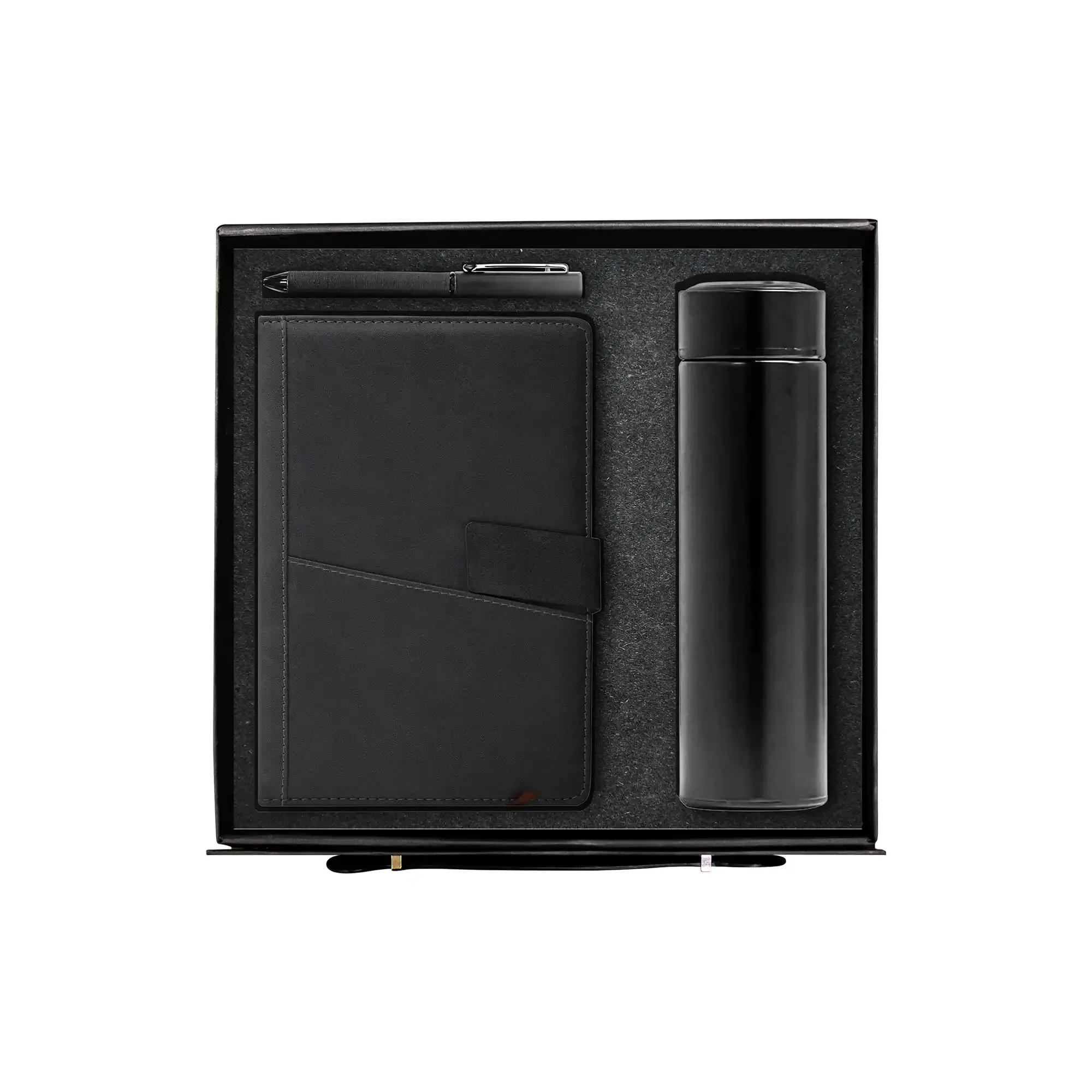 TitanCore Executive leather notebook stainless bottle fabric pen gift UAE