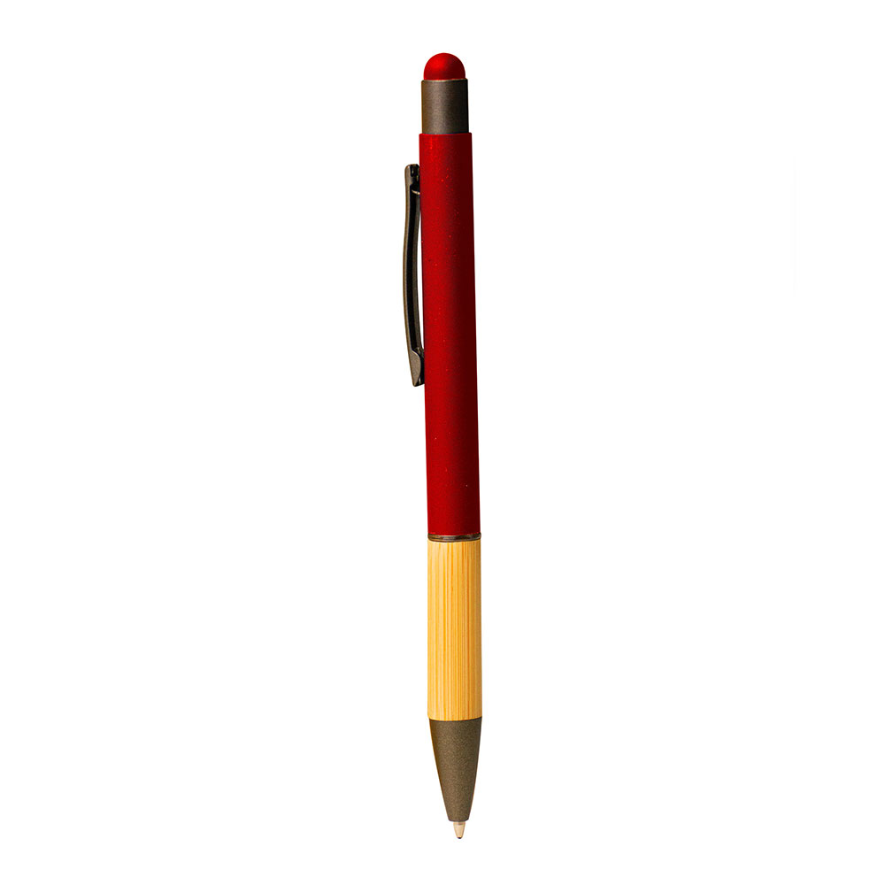Bamboo Pen with stylus RED