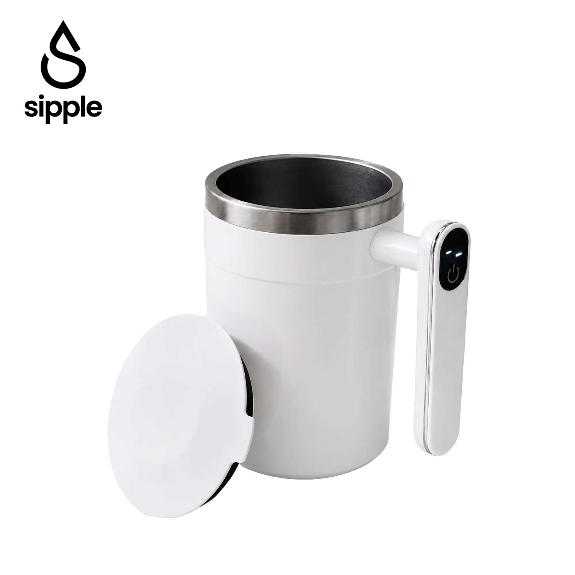 SIPPLE MIXERA 400ml smart electric mixing cup temperature display corporate gift UAE custom logo
