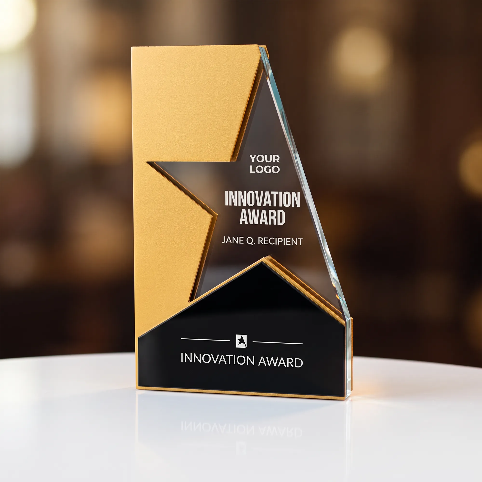 Award Trophy Star Shape