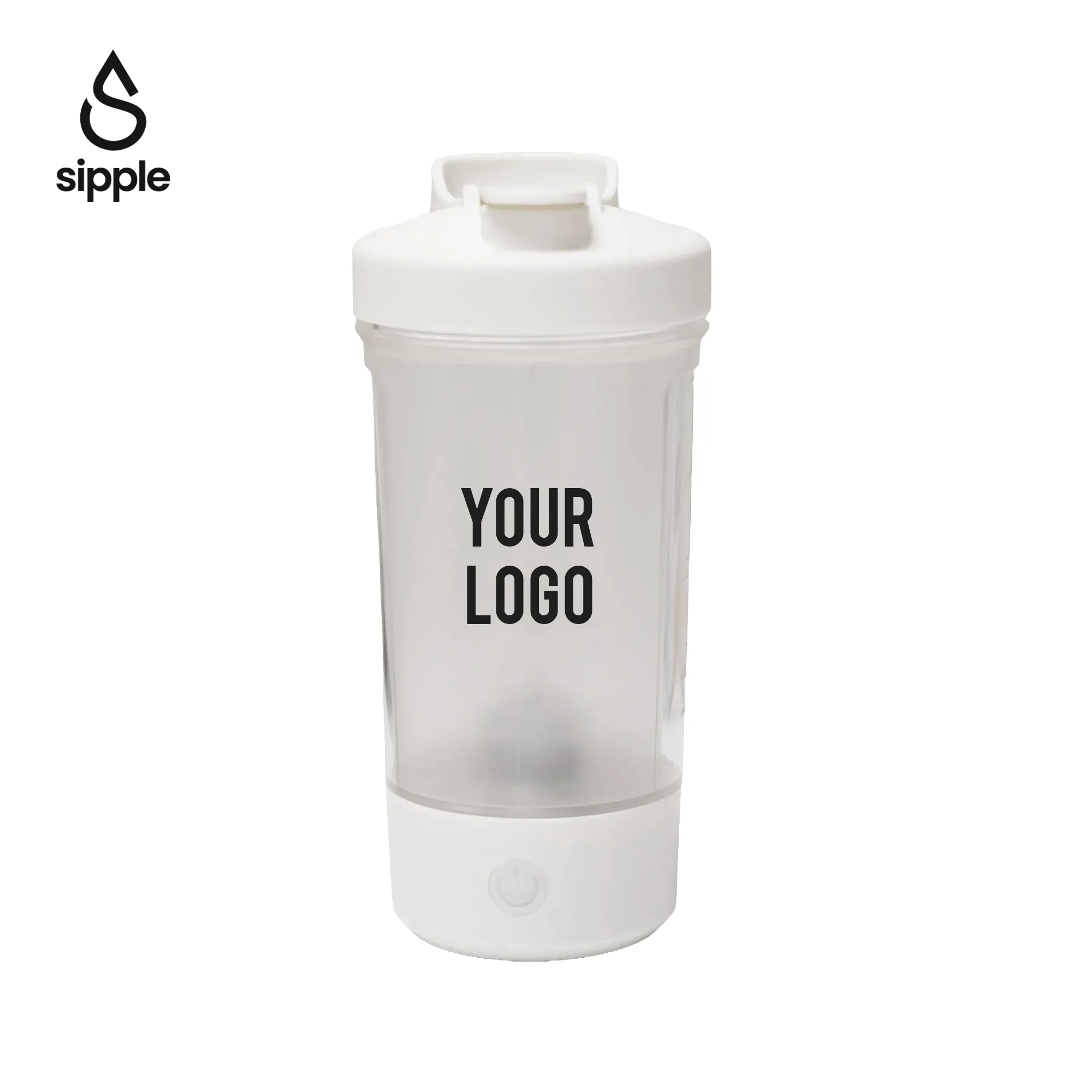 SIPPLE MIXPRO 450ml electric sports shaker magnetic motor corporate gift UAE custom logo
