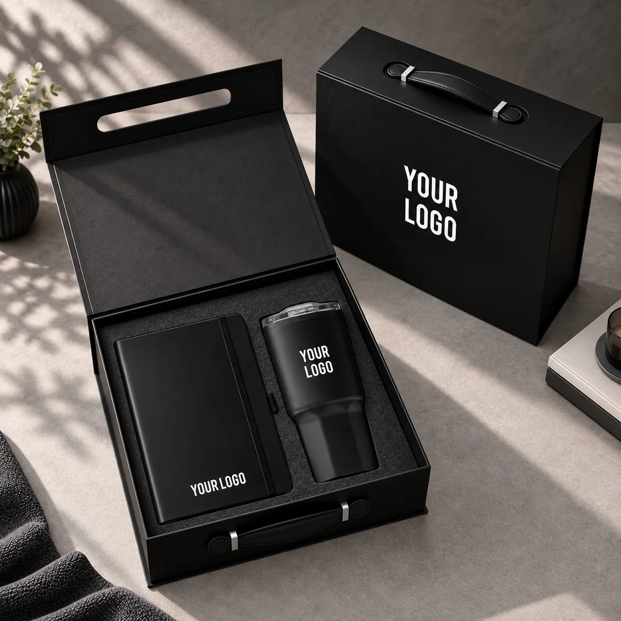 HueEdge notebook tumbler corporate gift set multi-colour UAE Dubai GCC