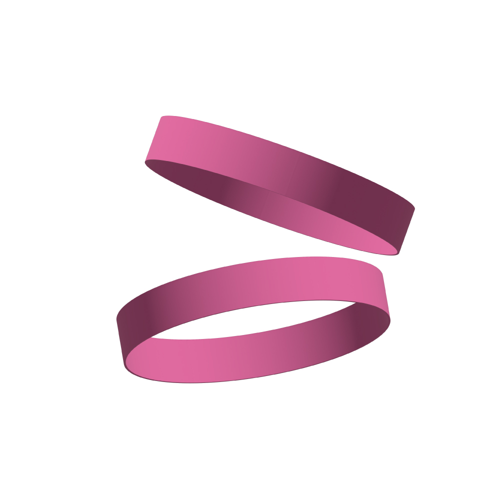 Silicon Wrist Band Pink