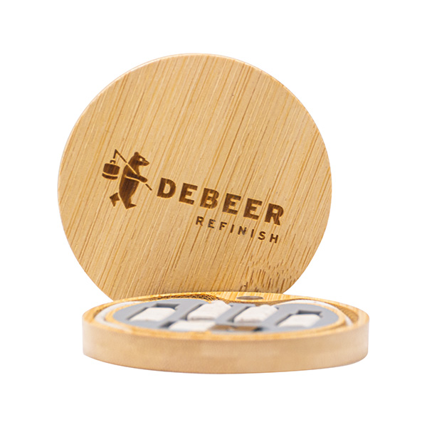 Bamboo Charging cable set Round