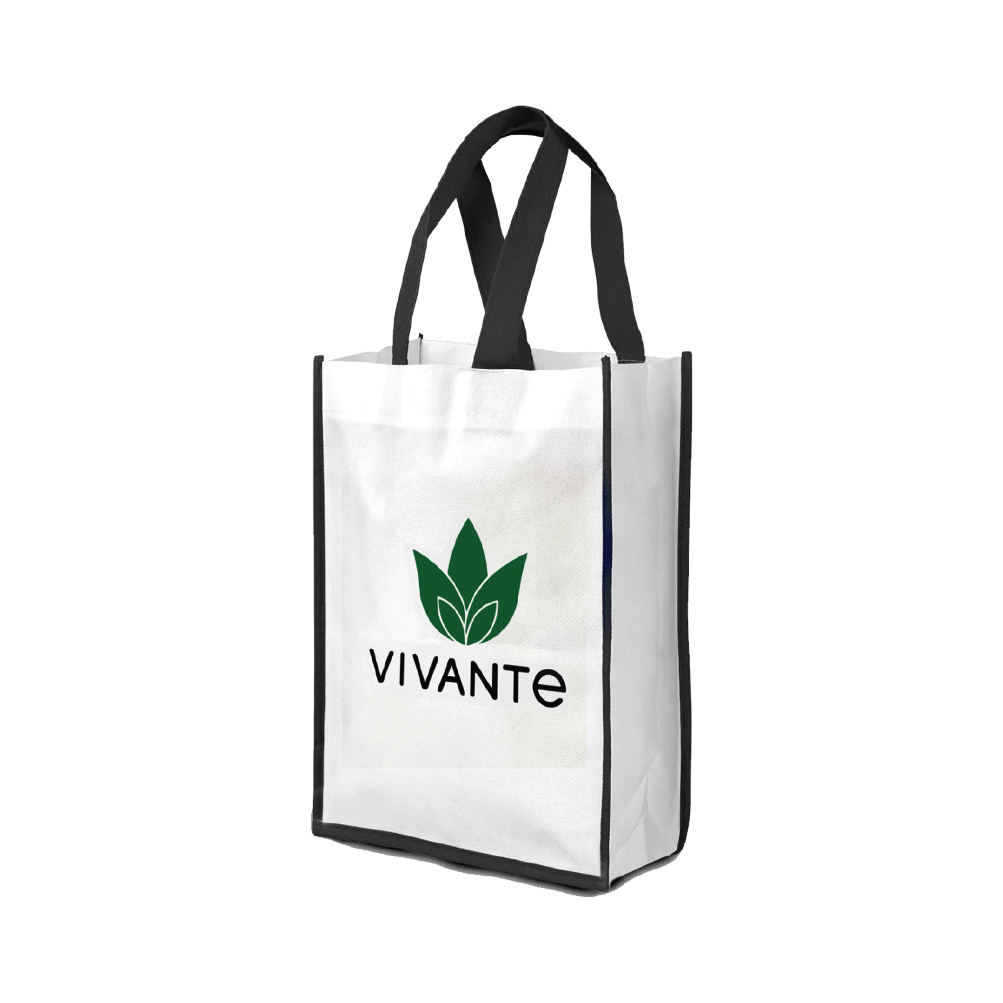 Vertical Non woven Bag Black