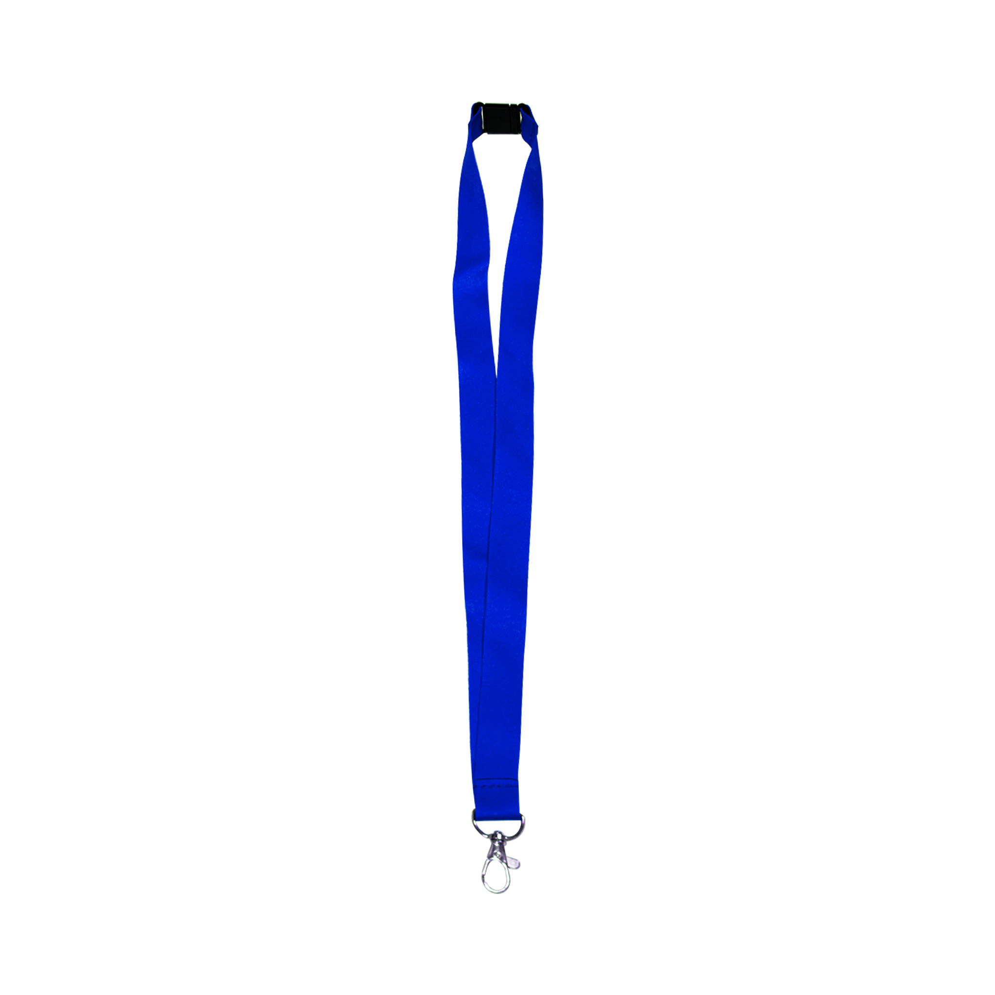 Lanyard with safety Clip and Metal Hook Blue