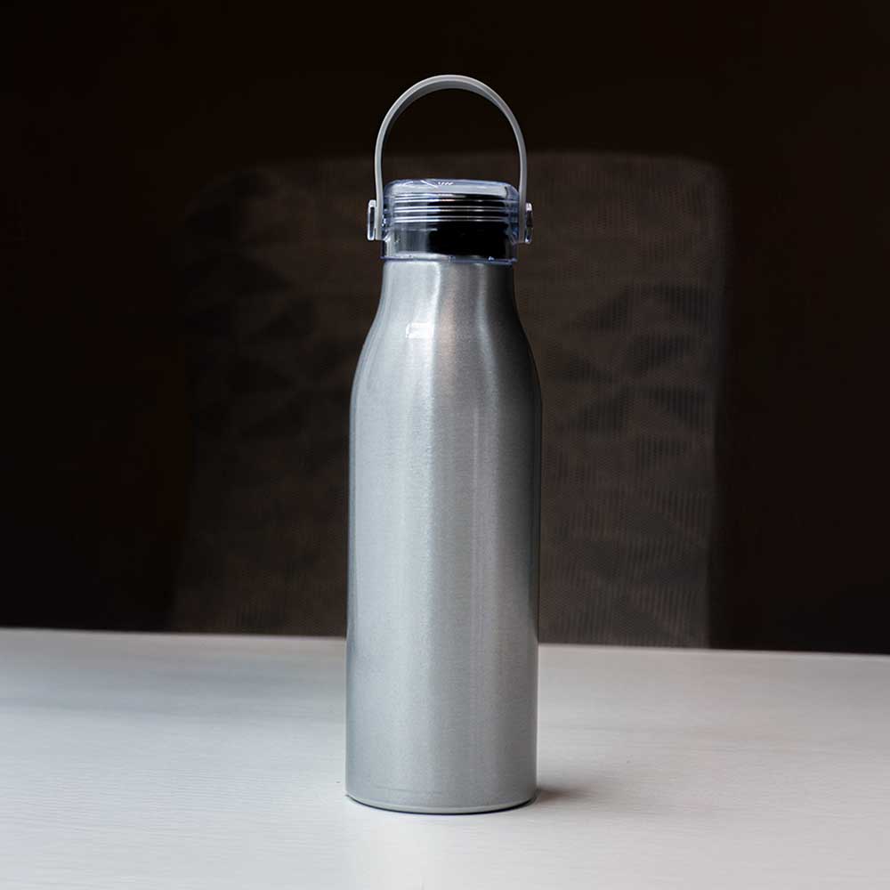 750ml Aluminum Bottle Silver