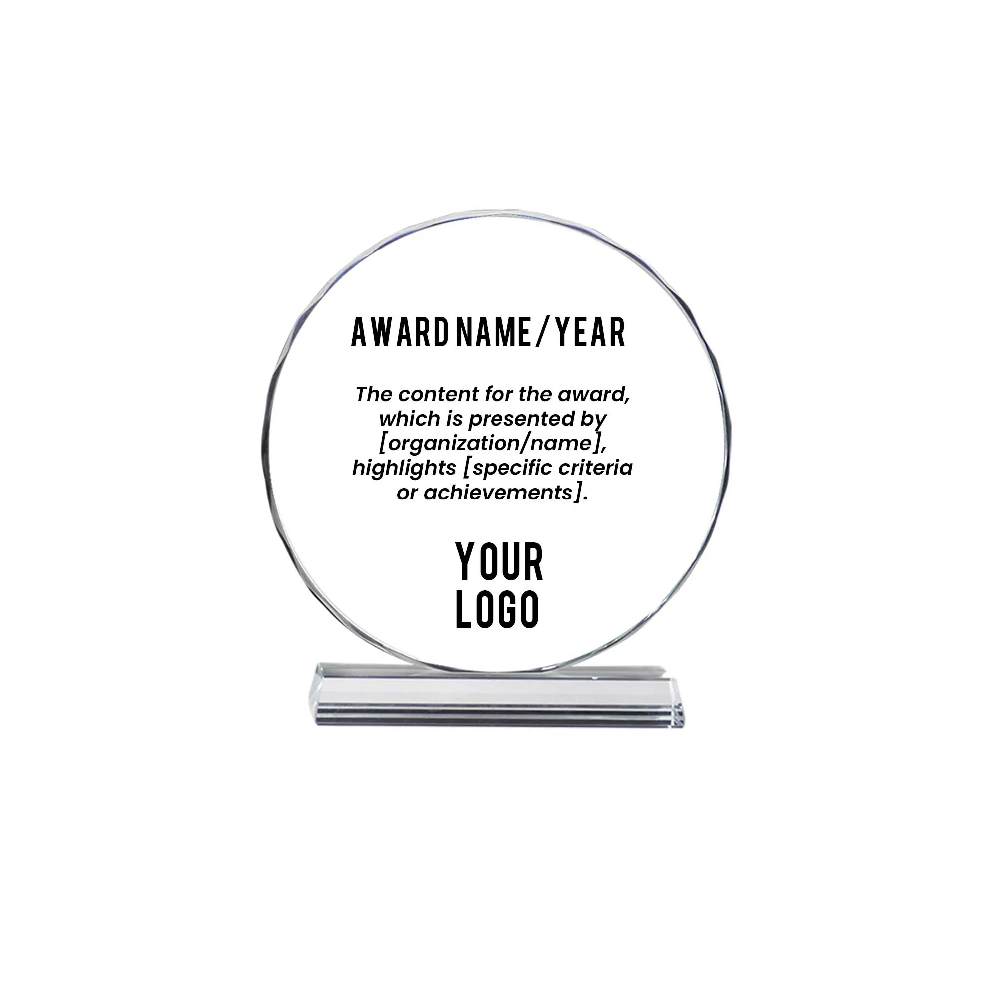 Crystal Award Small