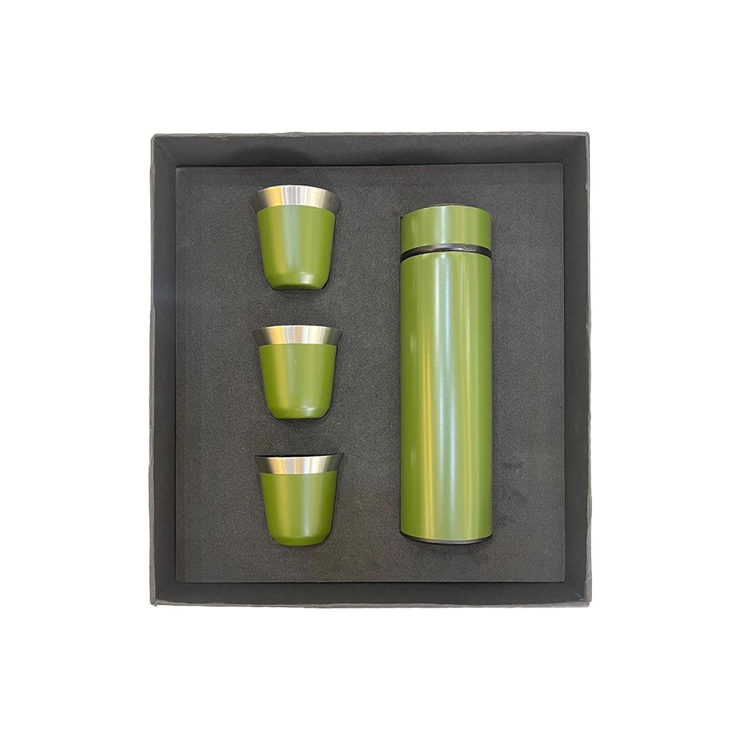 Promotional Gift set with Insulated Bottle and espresso cup
