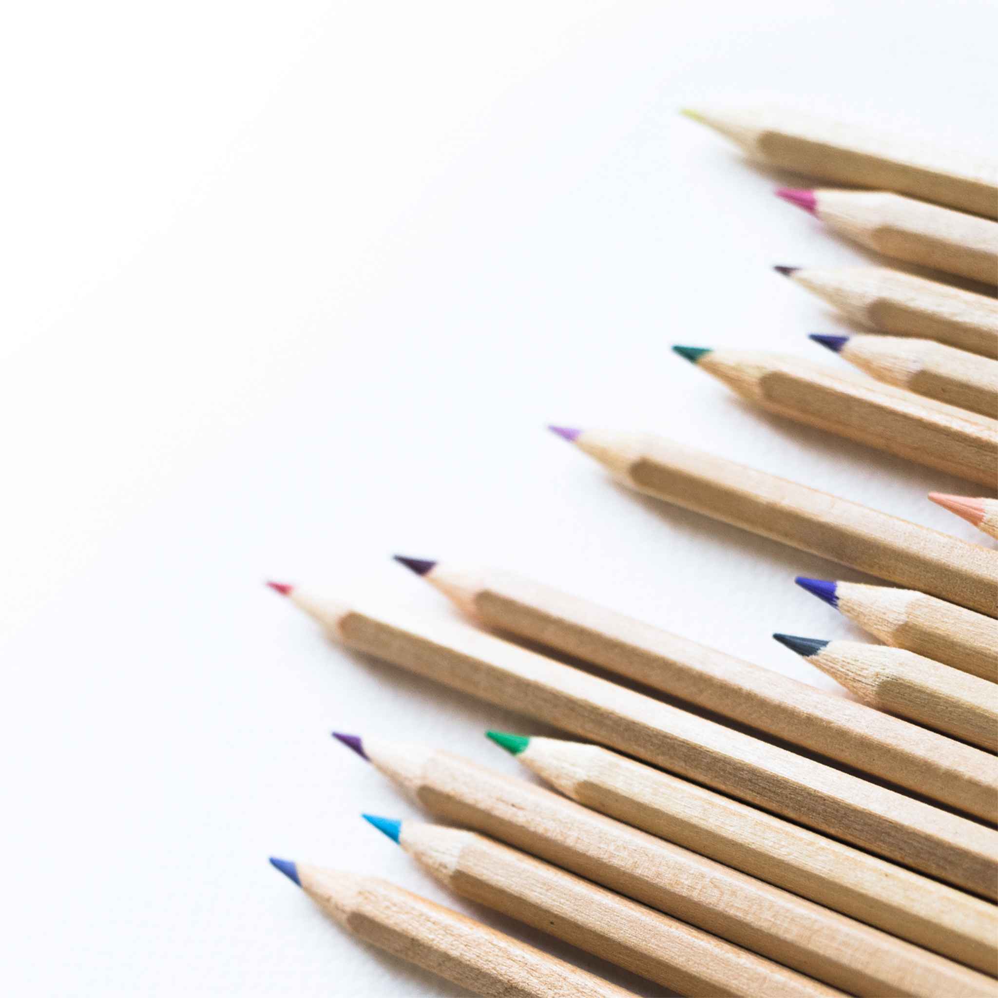 12 Colour pencil set Brown box