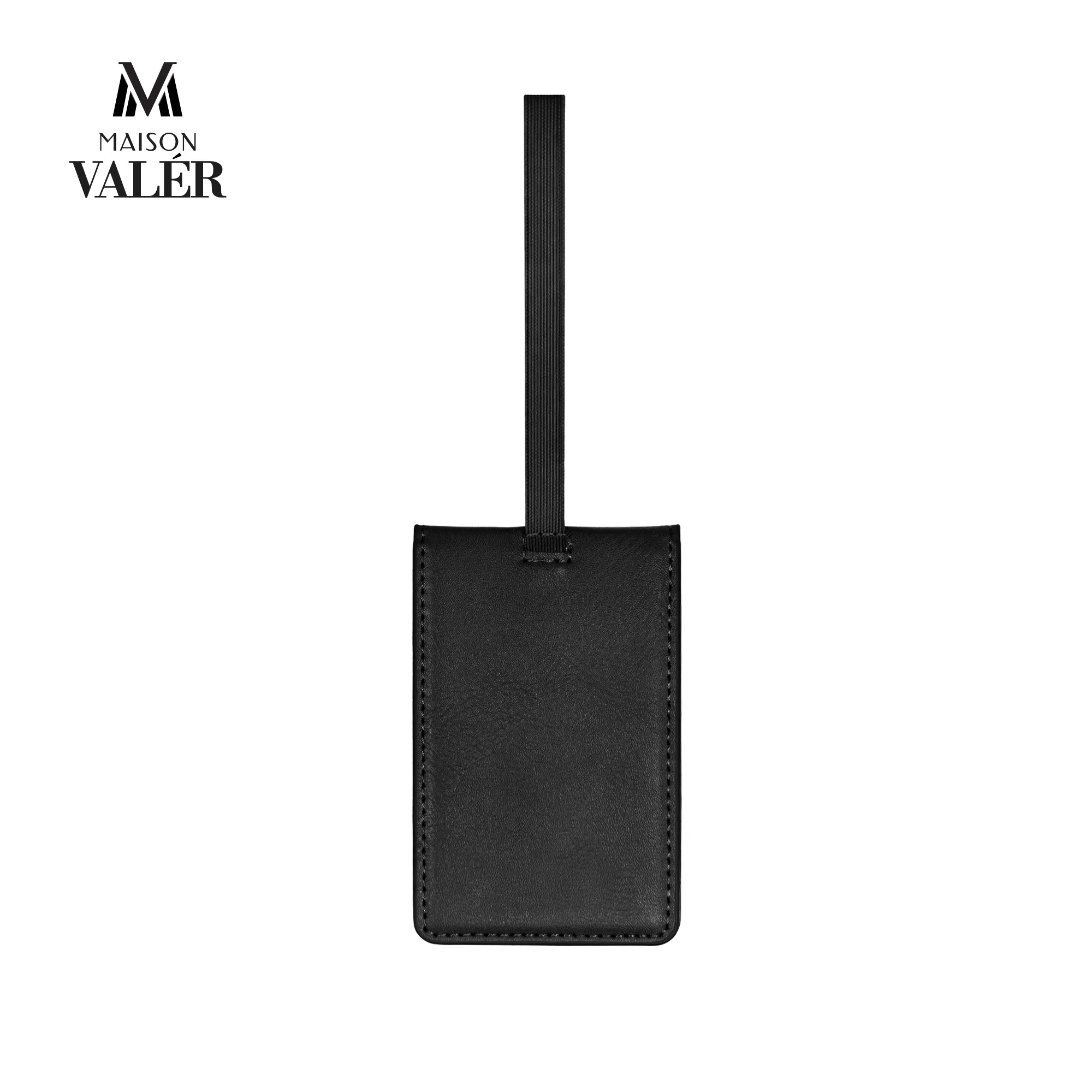 The Identifier premium leather luggage tag custom logo corporate travel gift UAE
