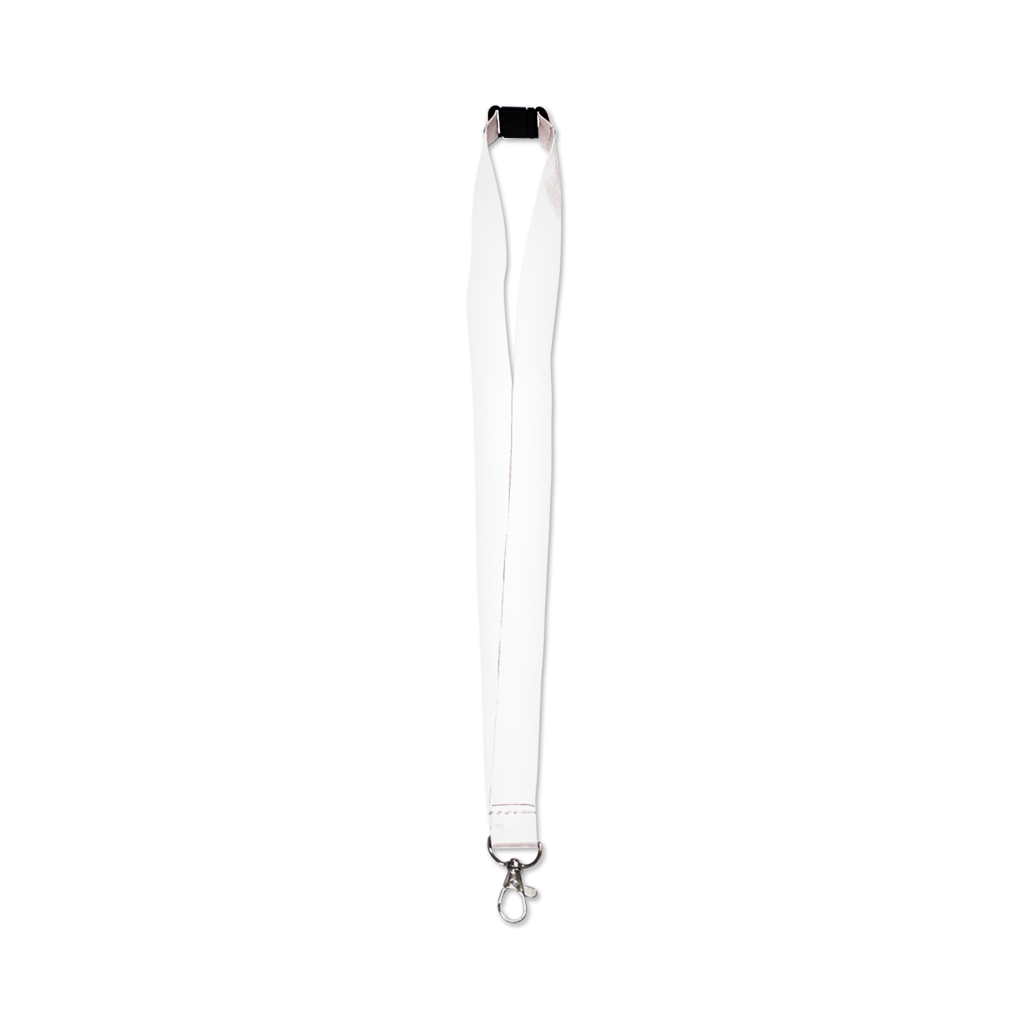 Lanyard with safety Clip and Metal Hook Light Blue